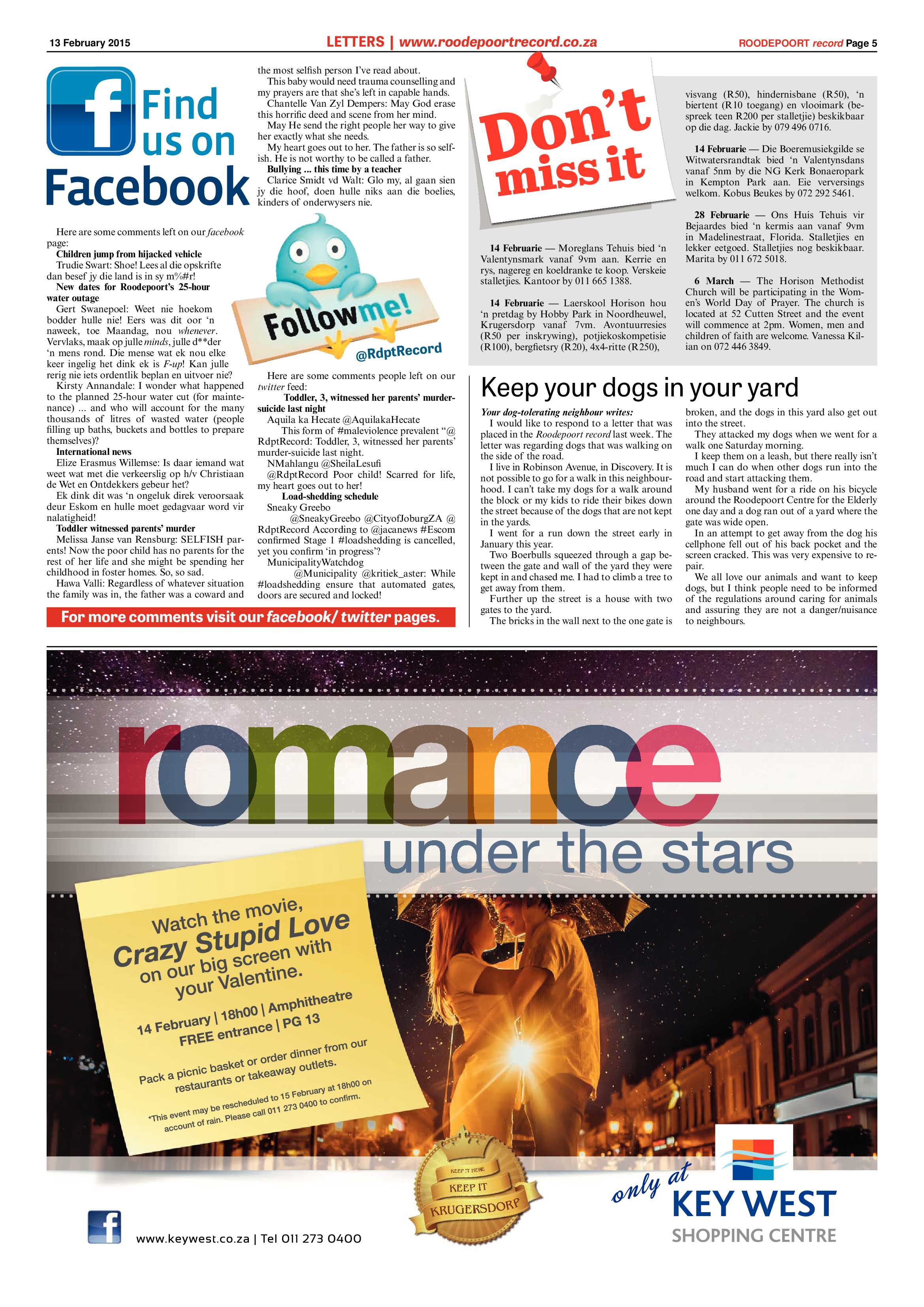 Roodepoort Record 13 February 2015 page 5