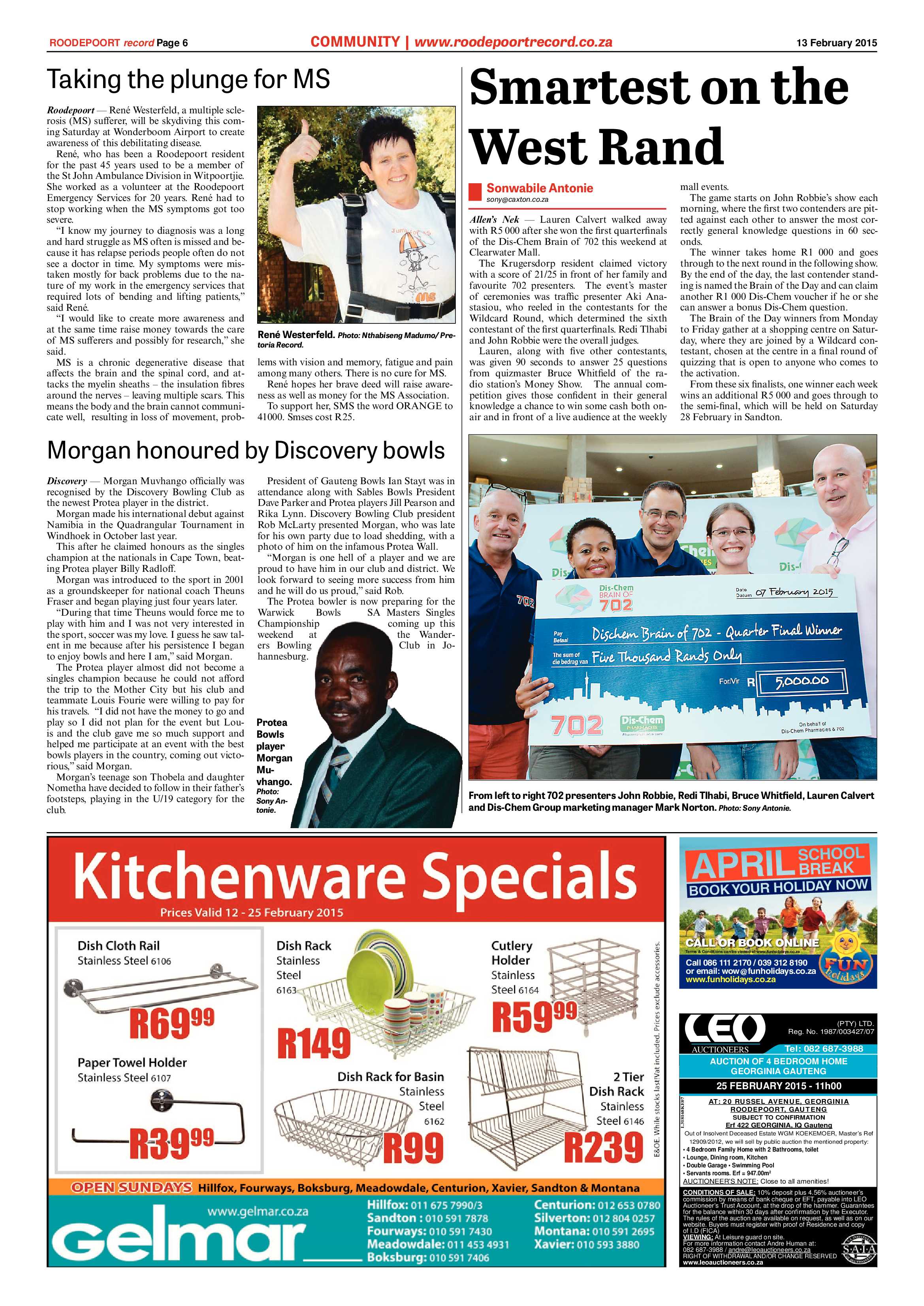 Roodepoort Record 13 February 2015 page 6