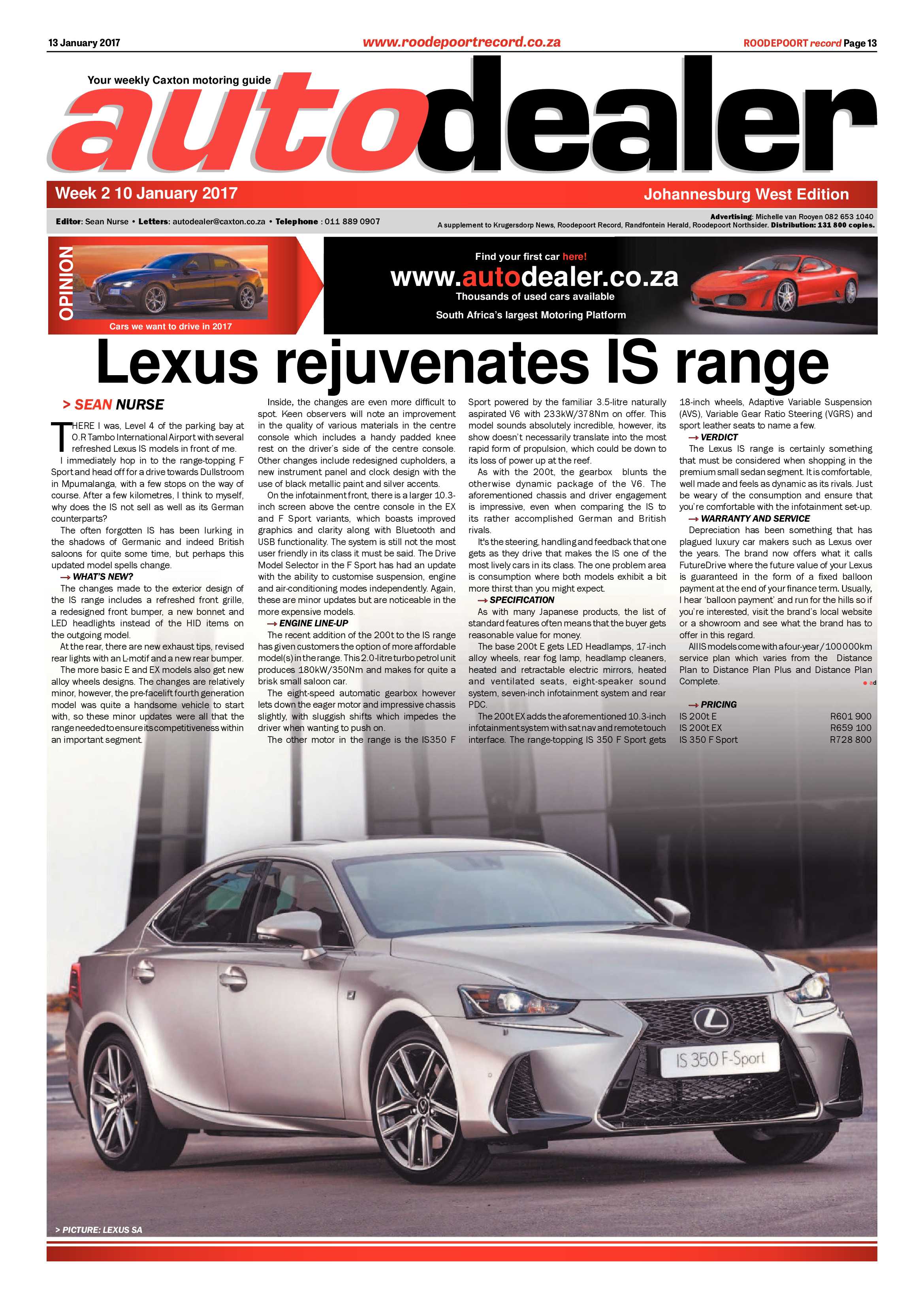 Roodepoort Record 13 January 2017 page 13