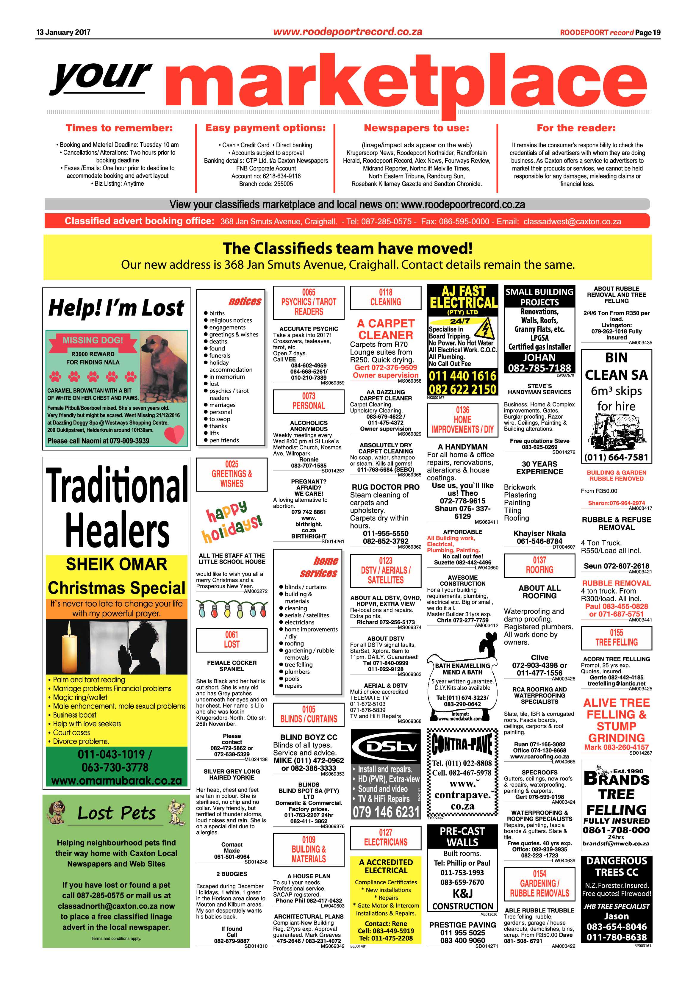 Roodepoort Record 13 January 2017 page 19