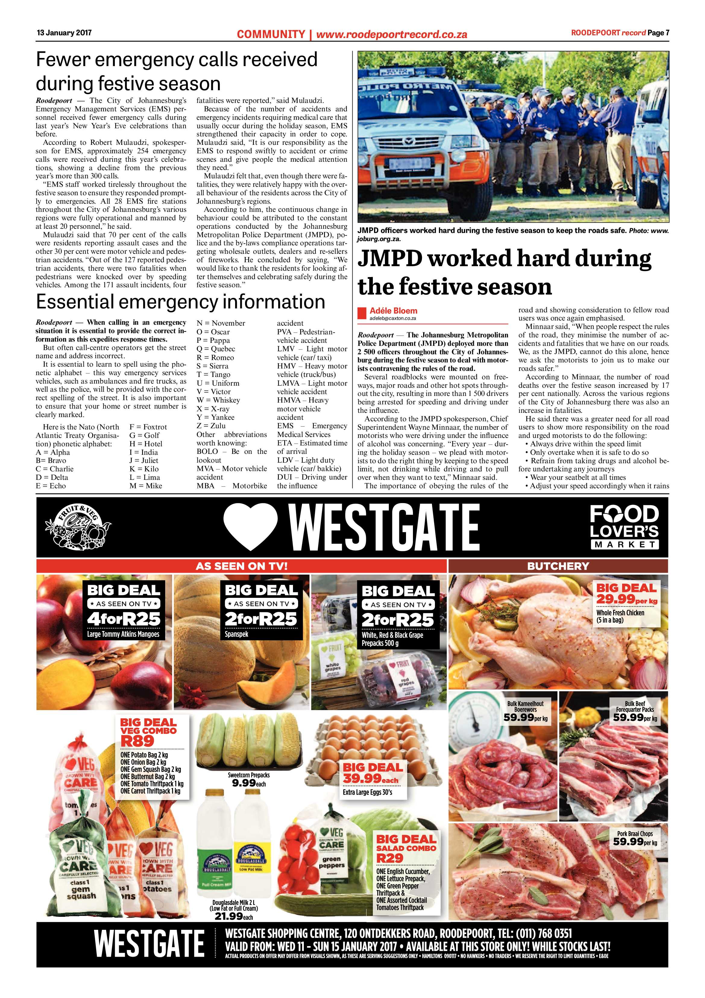 Roodepoort Record 13 January 2017 page 7