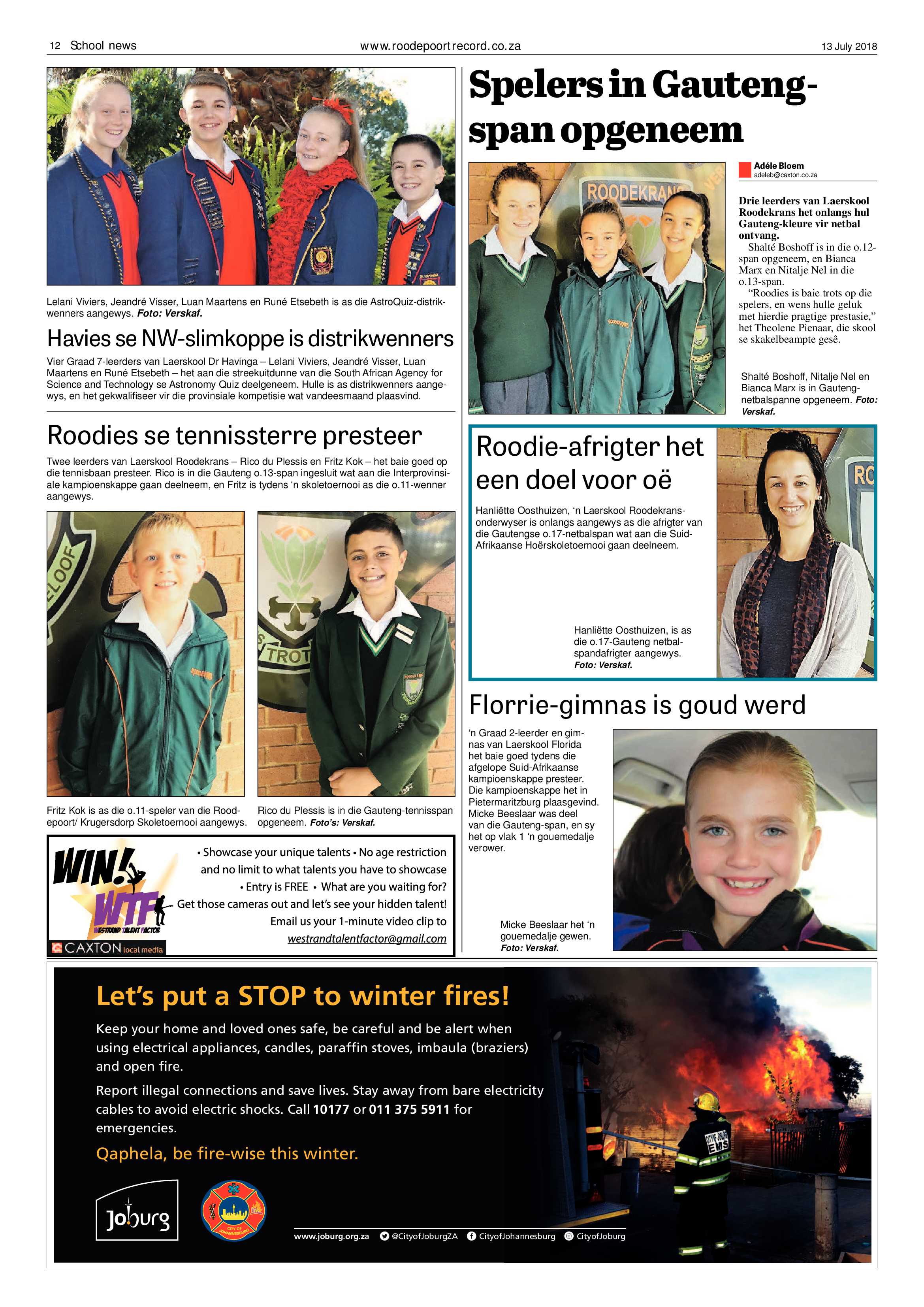 Roodepoort Record 13 July 2018 page 12