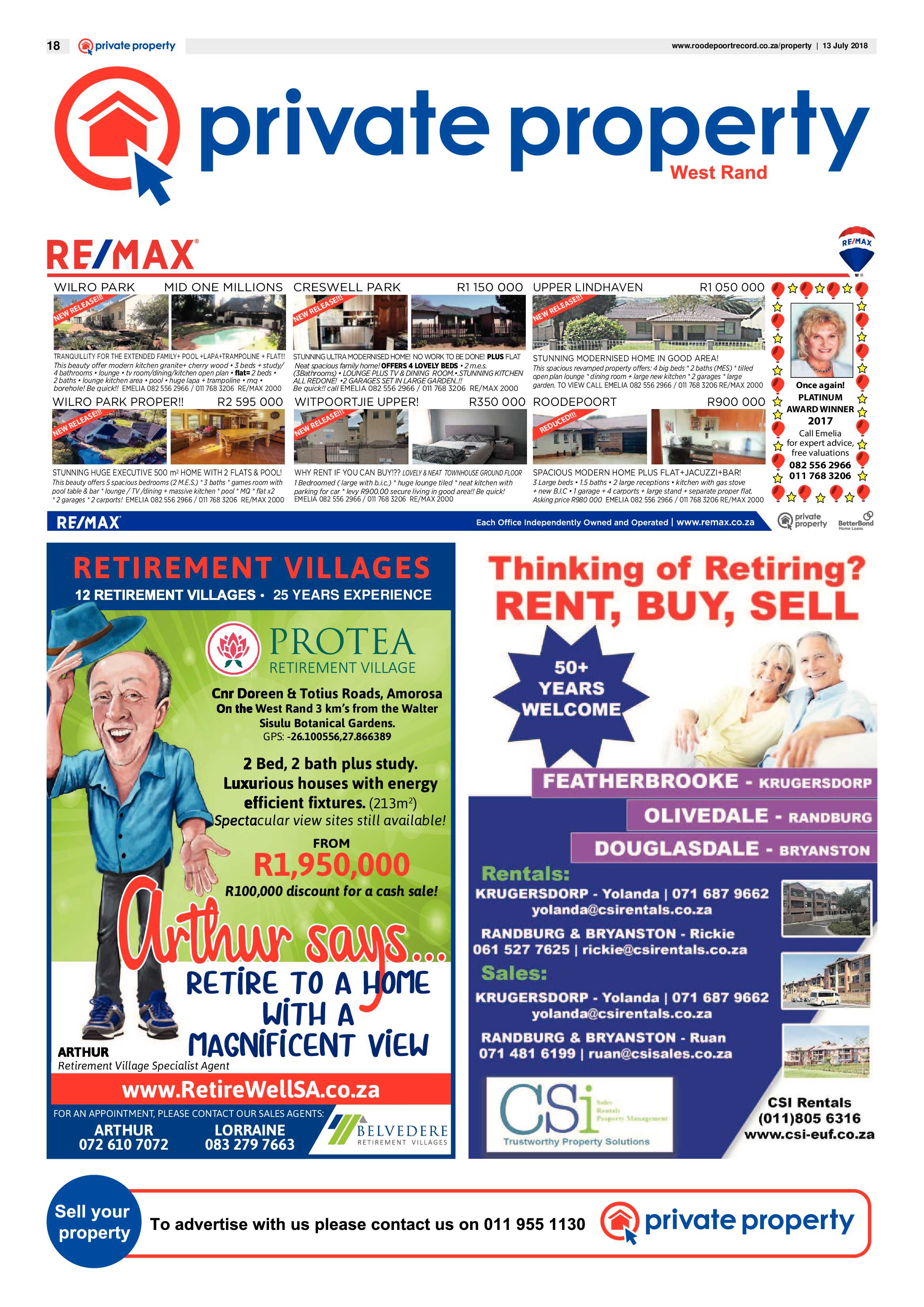 Roodepoort Record 13 July 2018 page 18