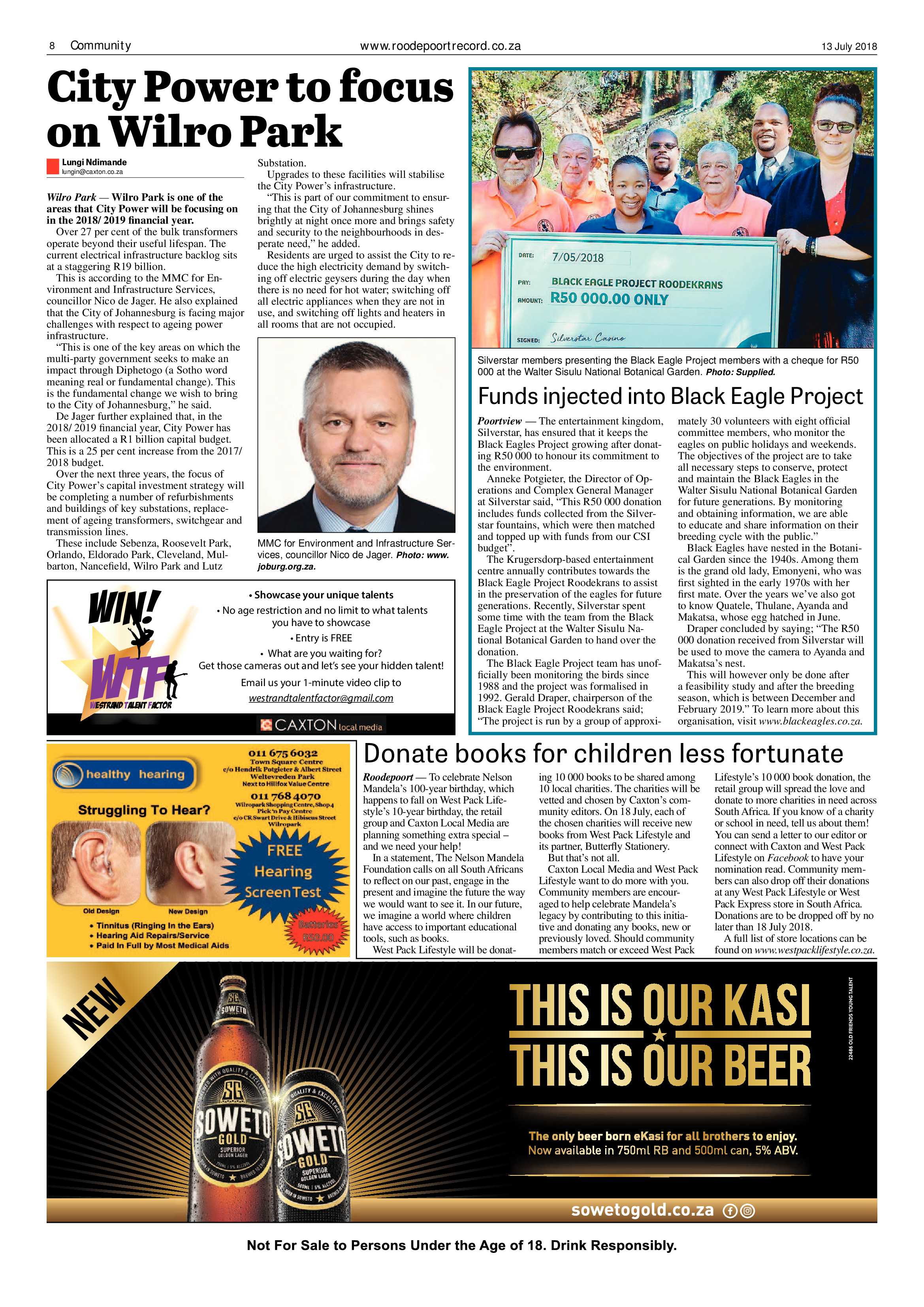 Roodepoort Record 13 July 2018 page 8