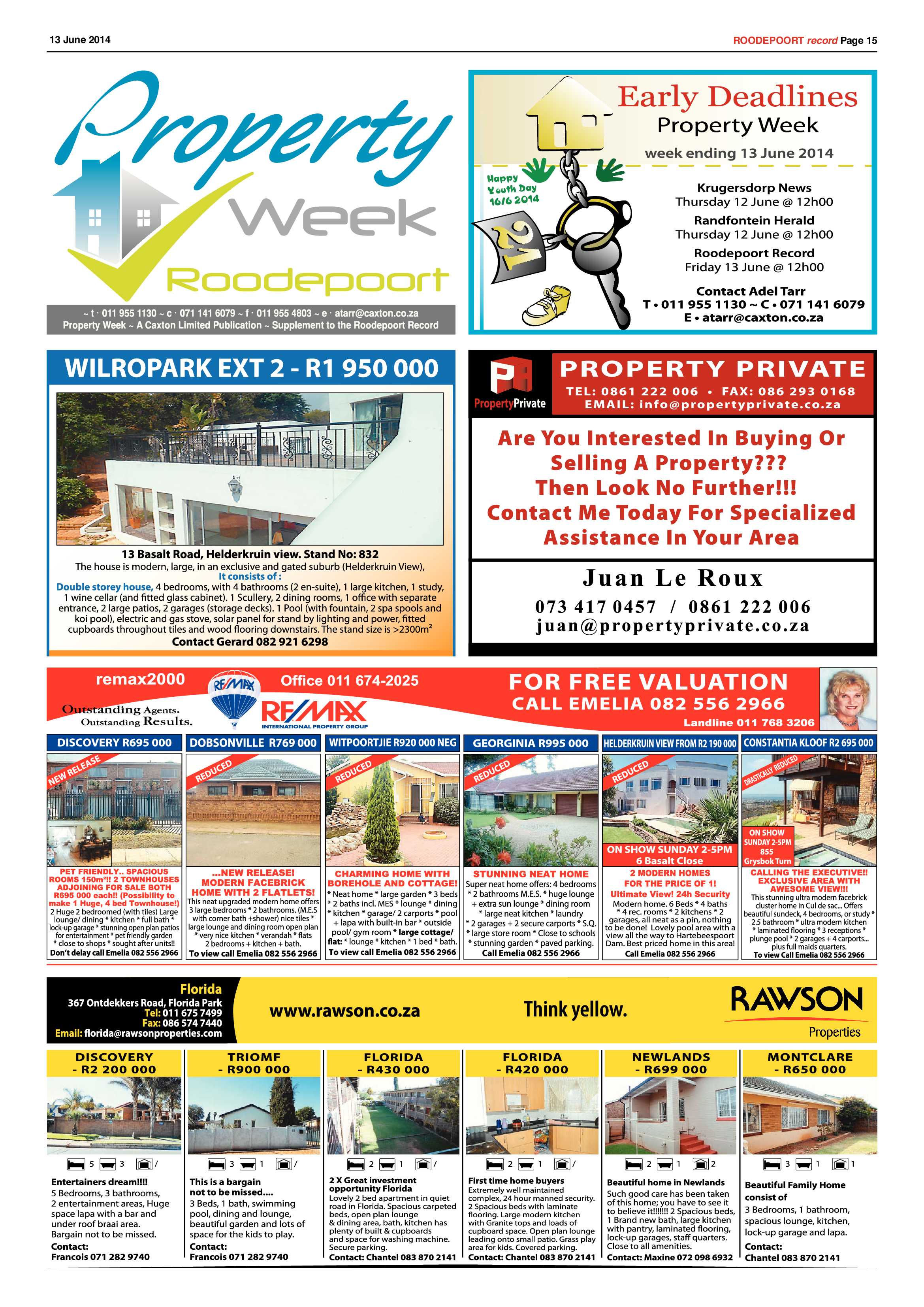 Roodepoort Record 13 June 2014 page 15