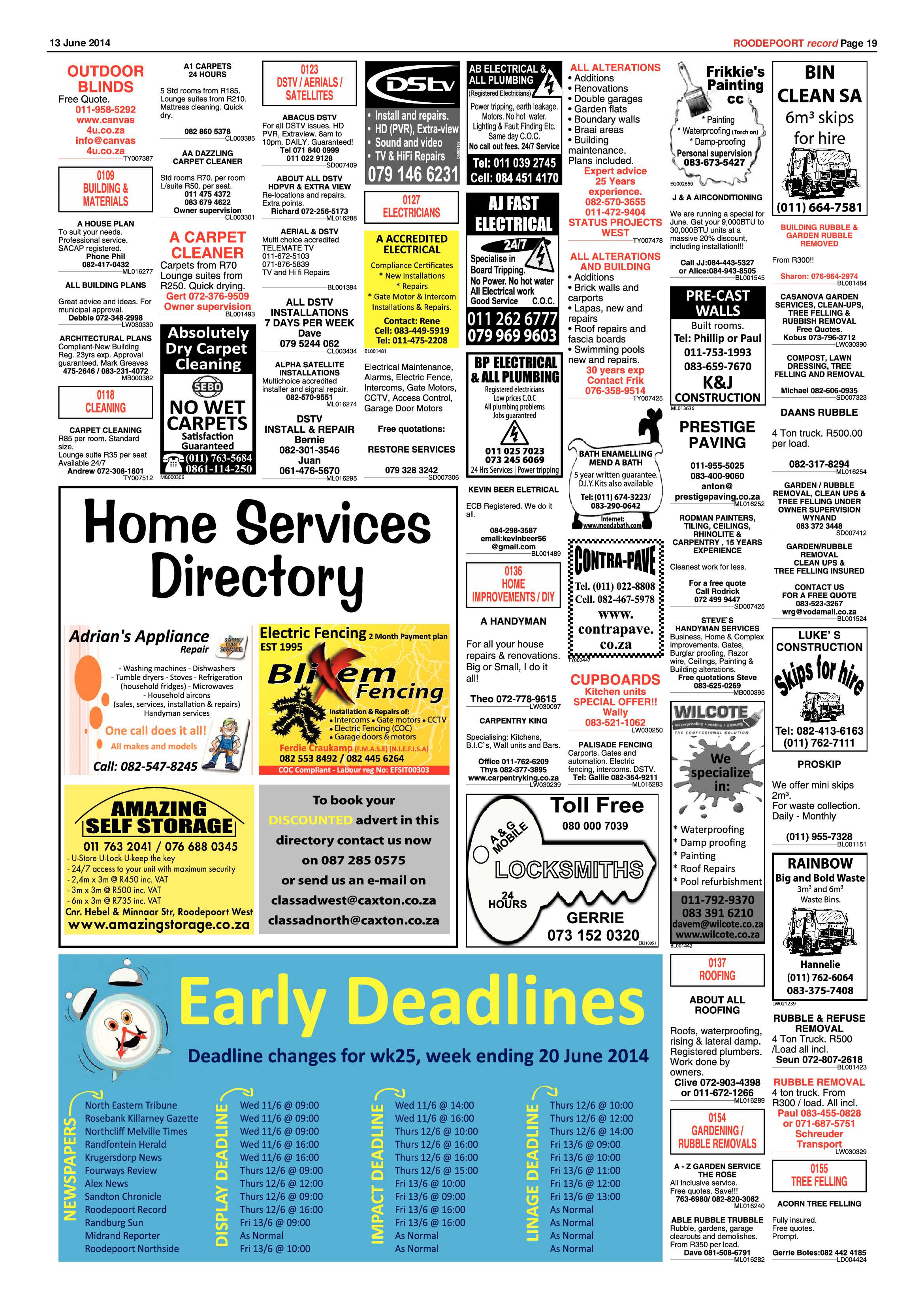 Roodepoort Record 13 June 2014 page 19