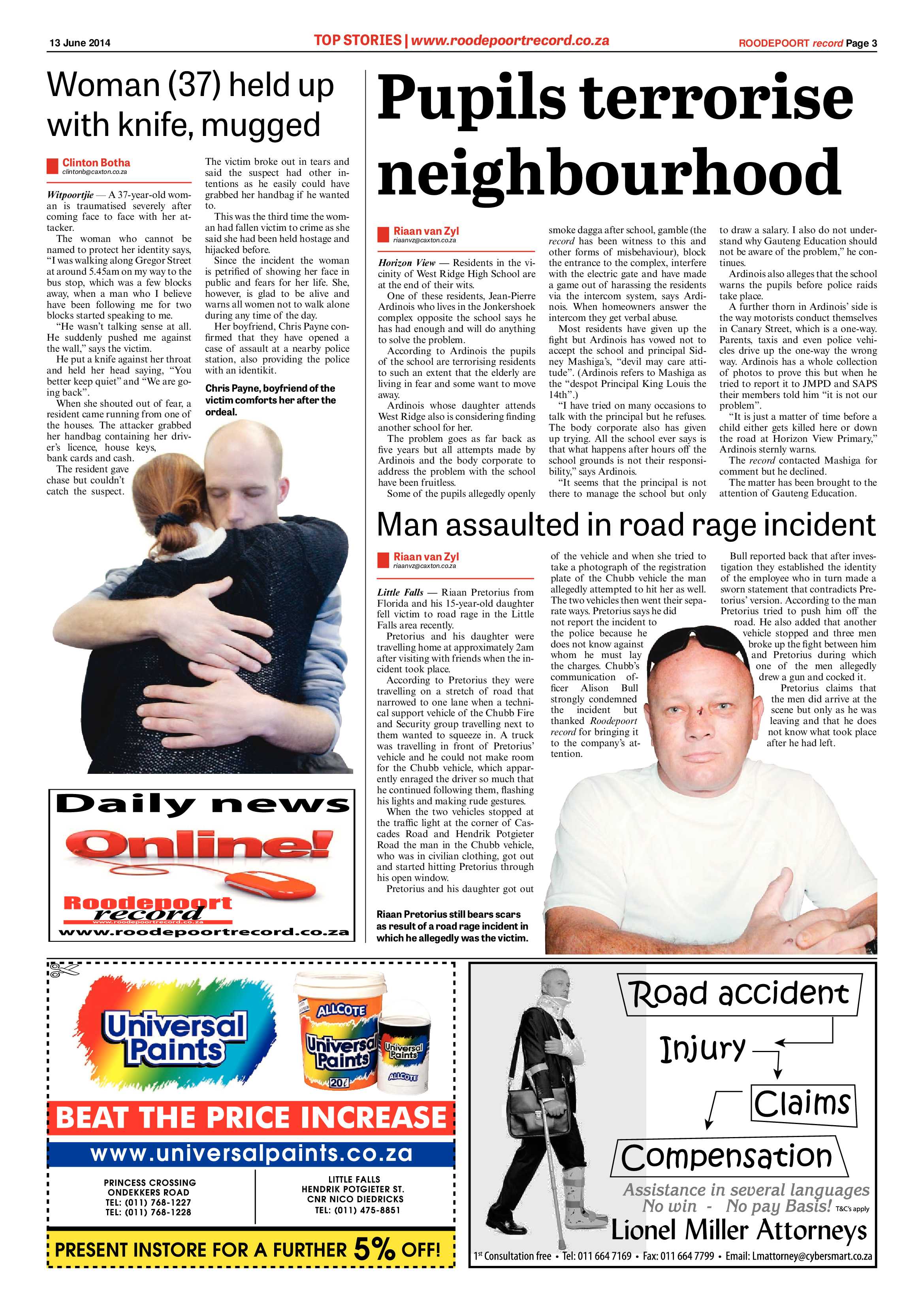 Roodepoort Record 13 June 2014 page 3