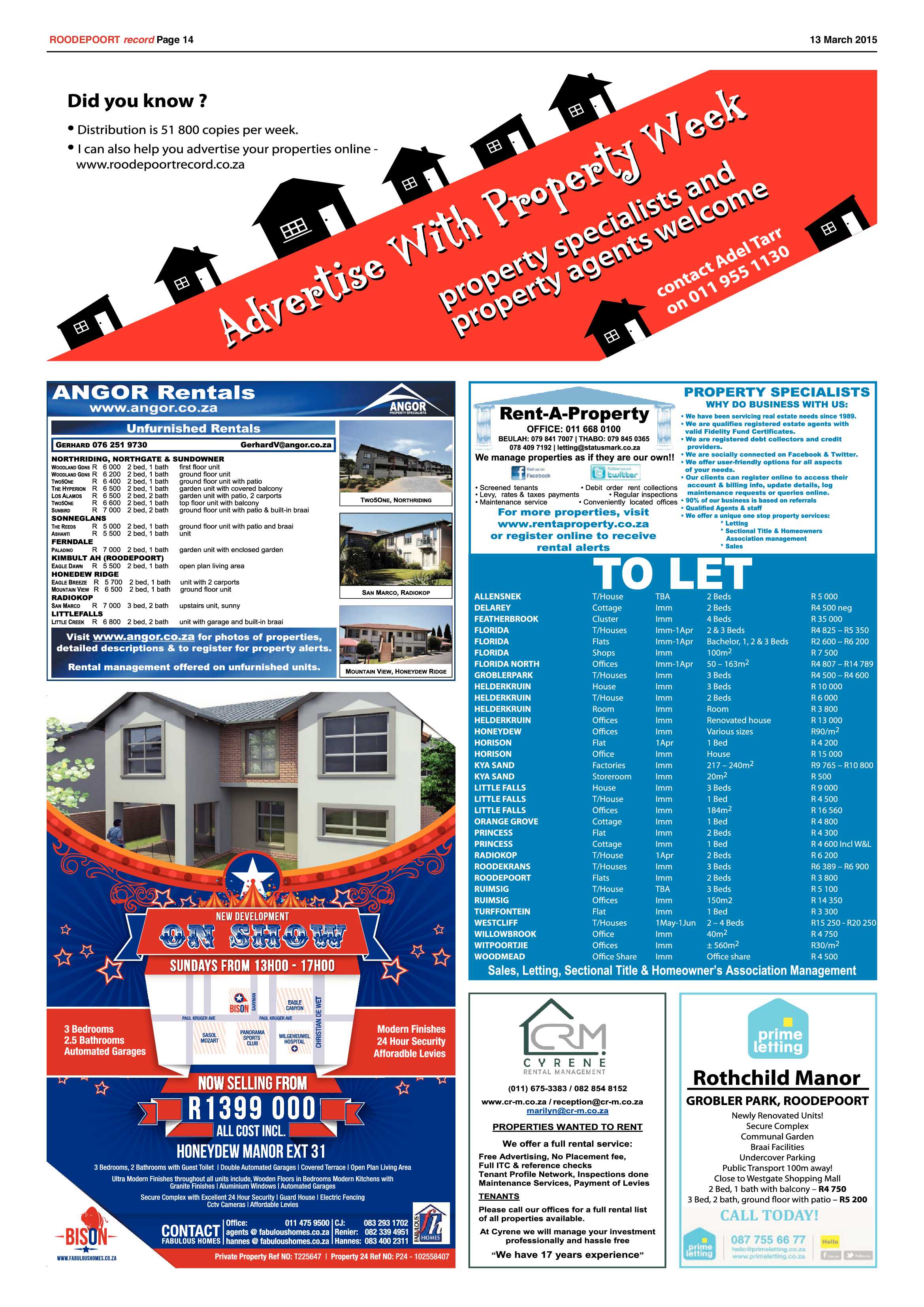 Roodepoort Record 13 March 2015 page 14