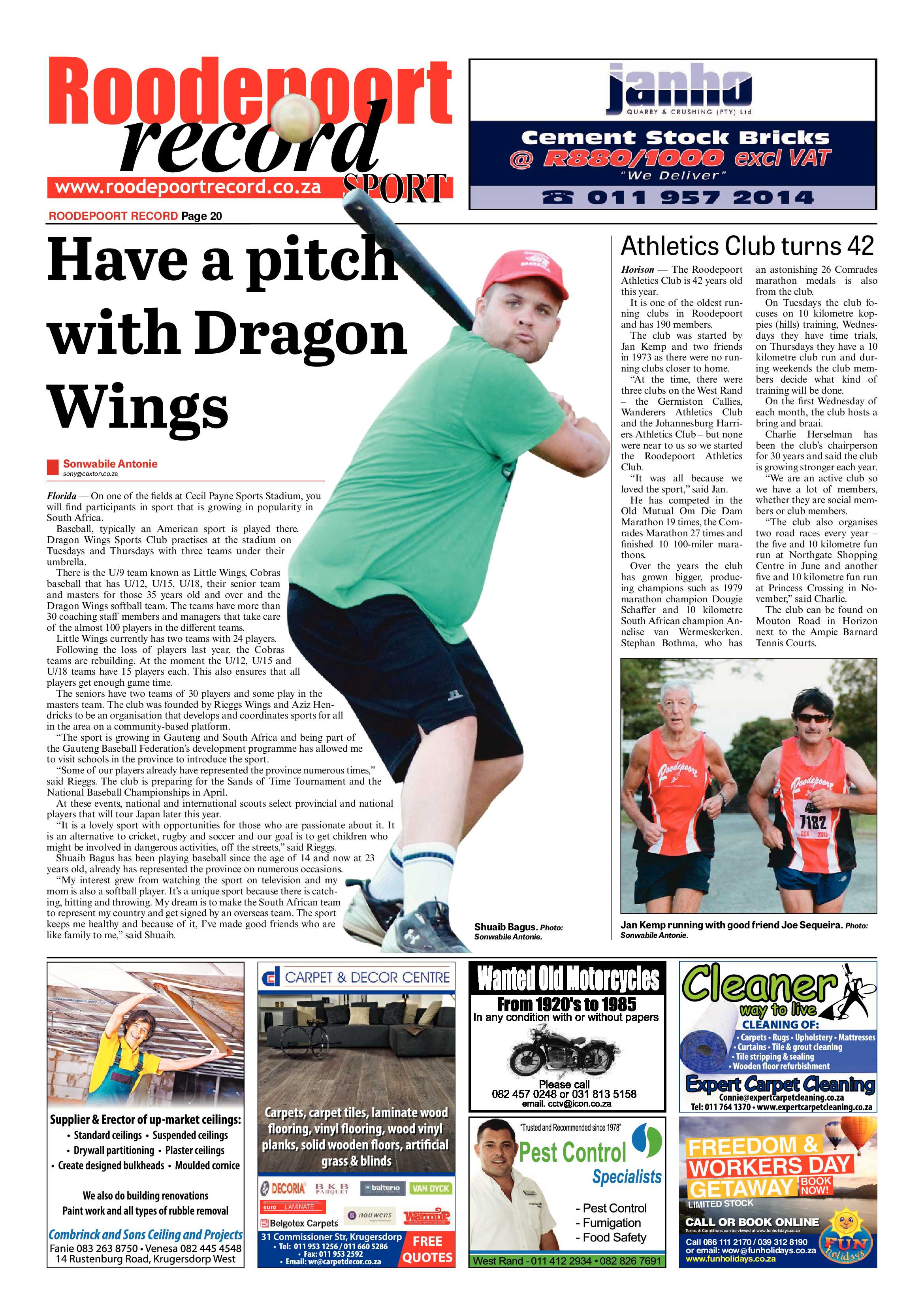 Roodepoort Record 13 March 2015 page 20
