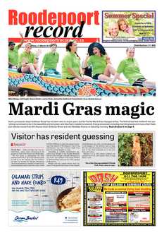 Roodepoort Record 13 March 2015