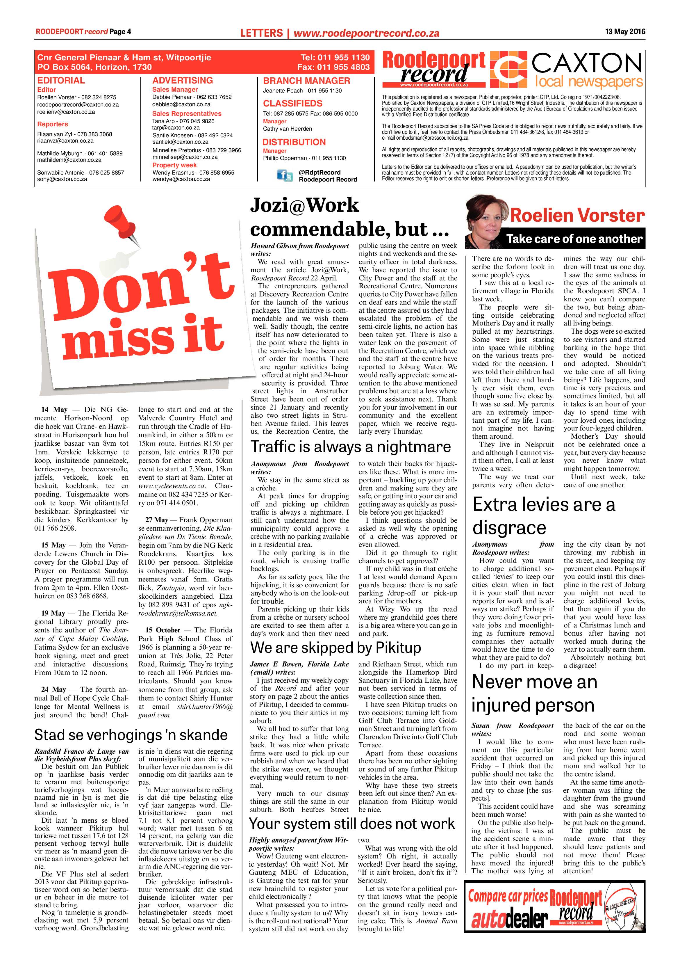 Roodepoort Record 13 May 2016 page 4