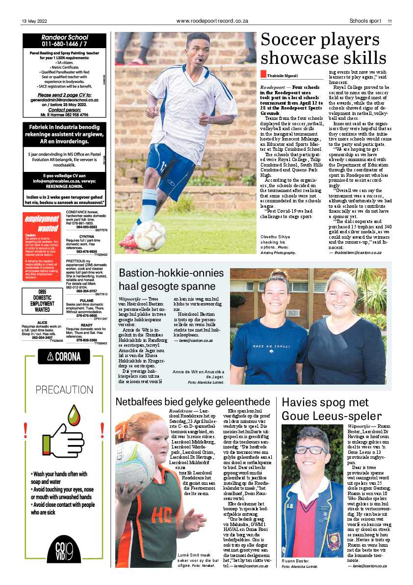 Roodepoort Record 13 May 2022 page 11