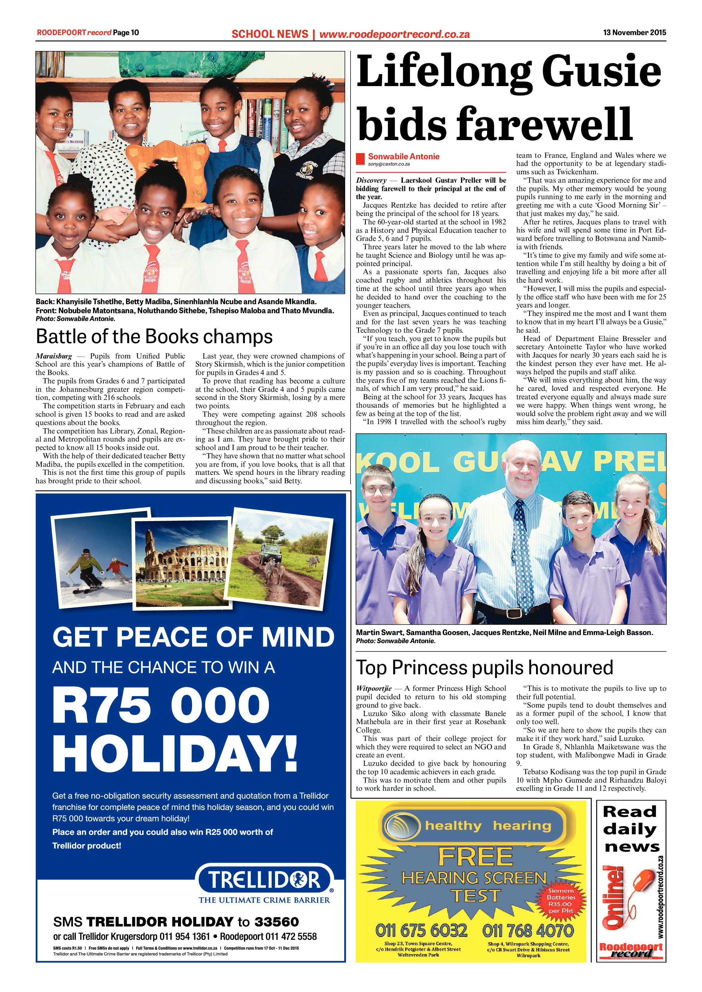 Roodepoort Record 13 November 2015 page 10