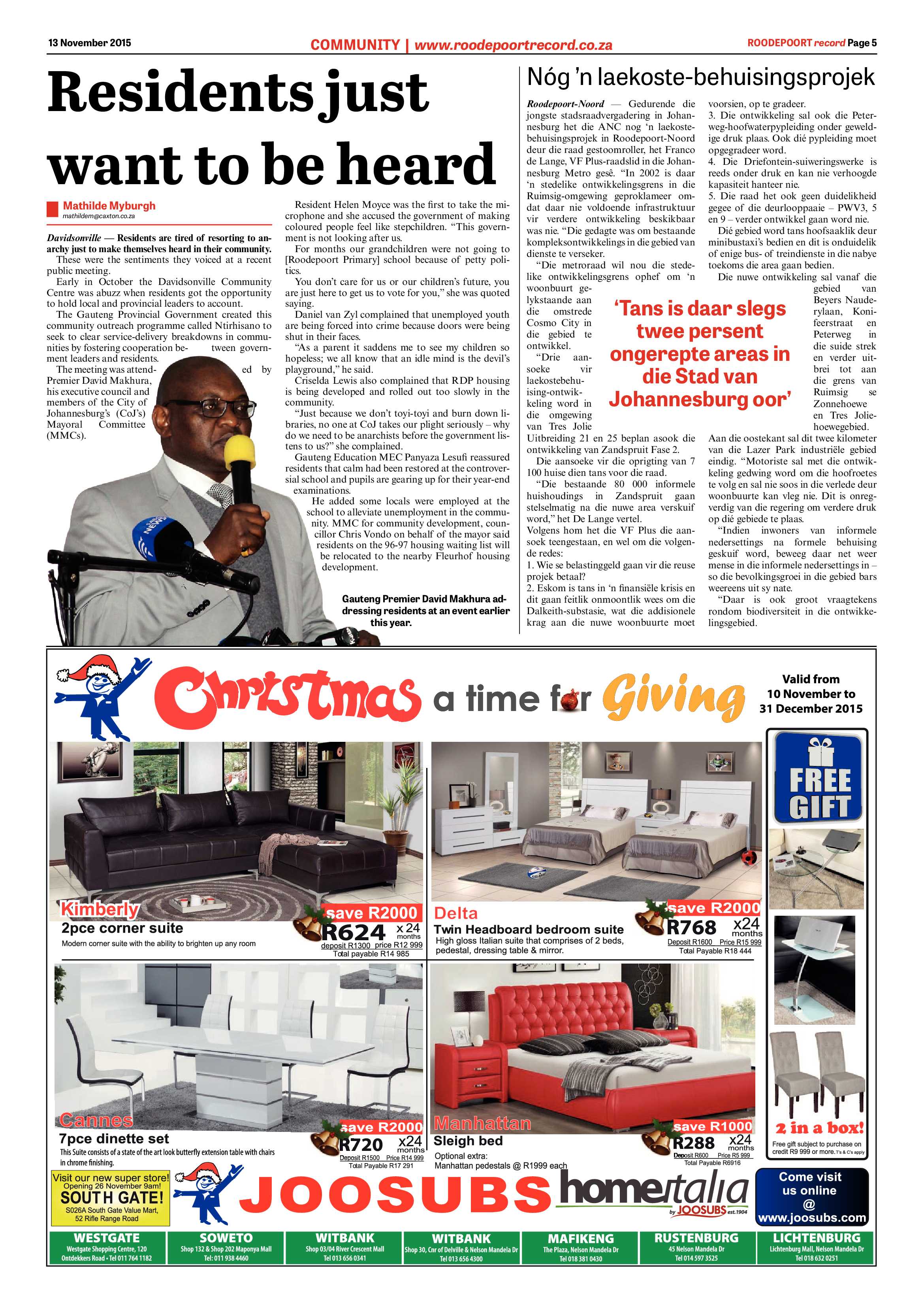 Roodepoort Record 13 November 2015 page 5