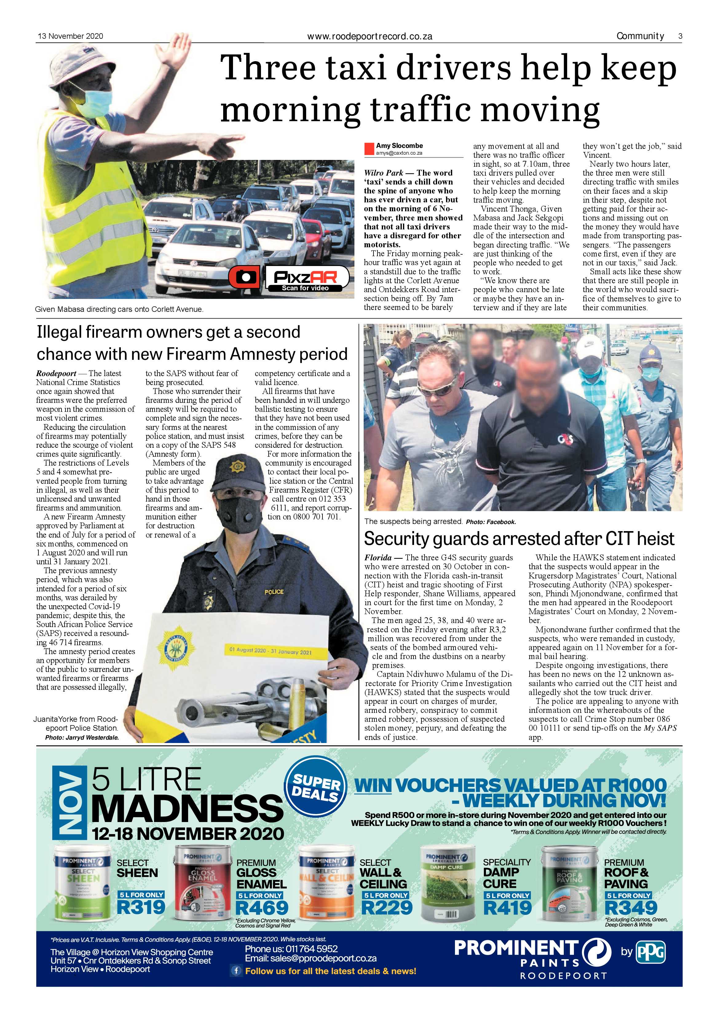 Roodepoort Record 13 November 2020 page 3
