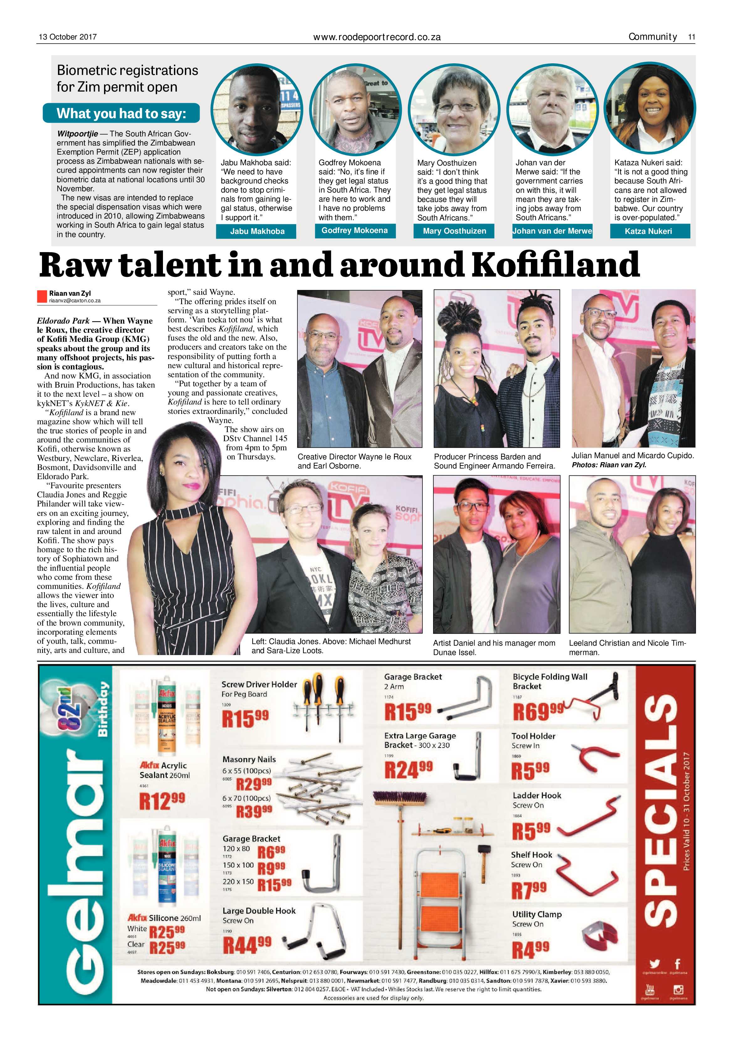 Roodepoort Record 13 October 2017 page 11