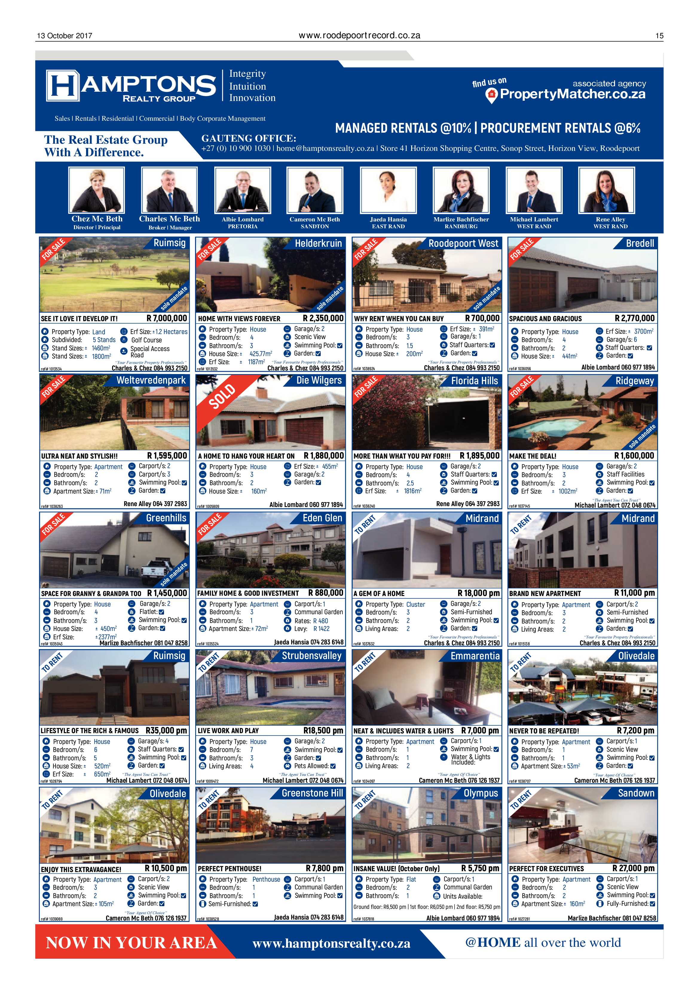 Roodepoort Record 13 October 2017 page 15