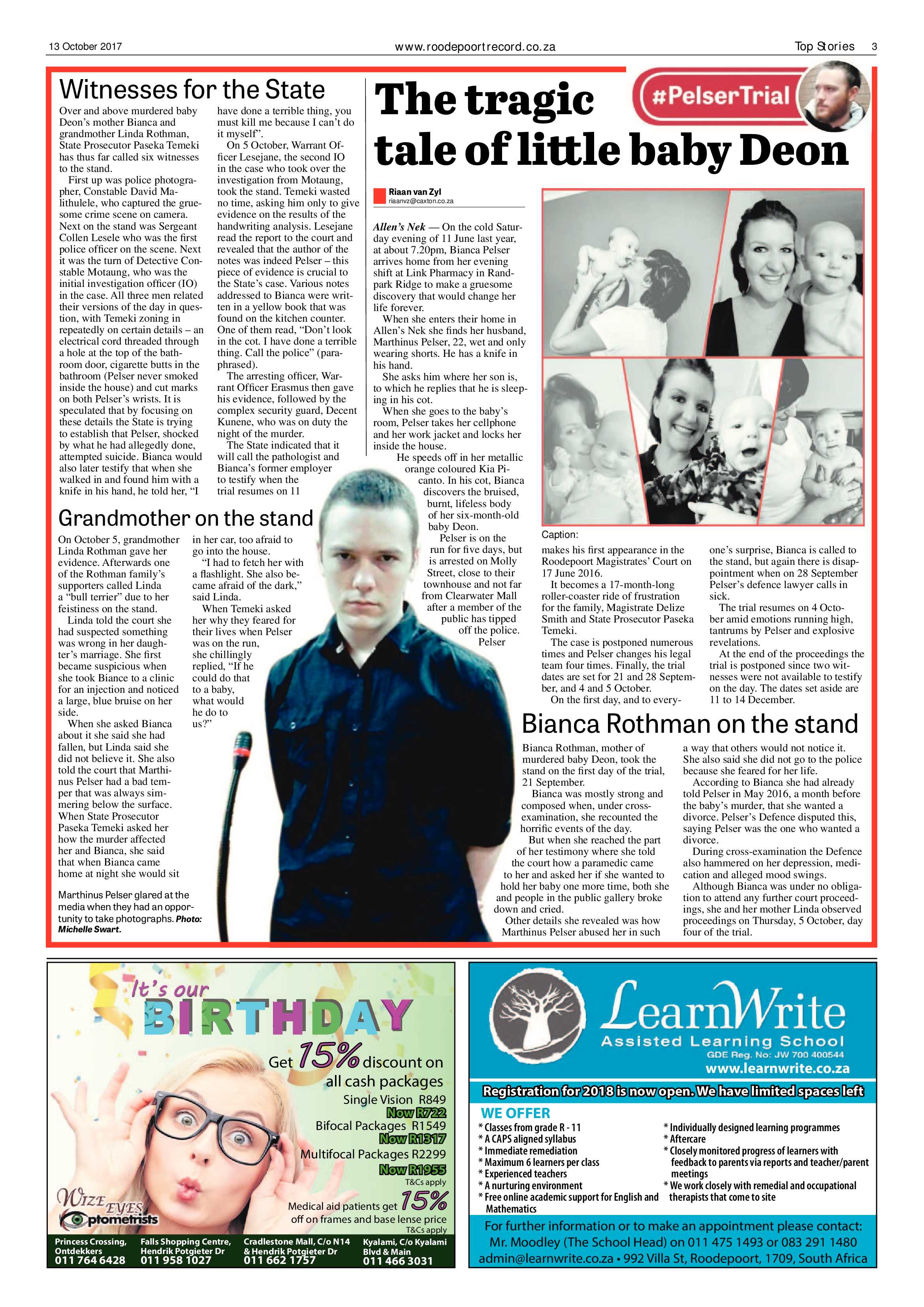 Roodepoort Record 13 October 2017 page 3