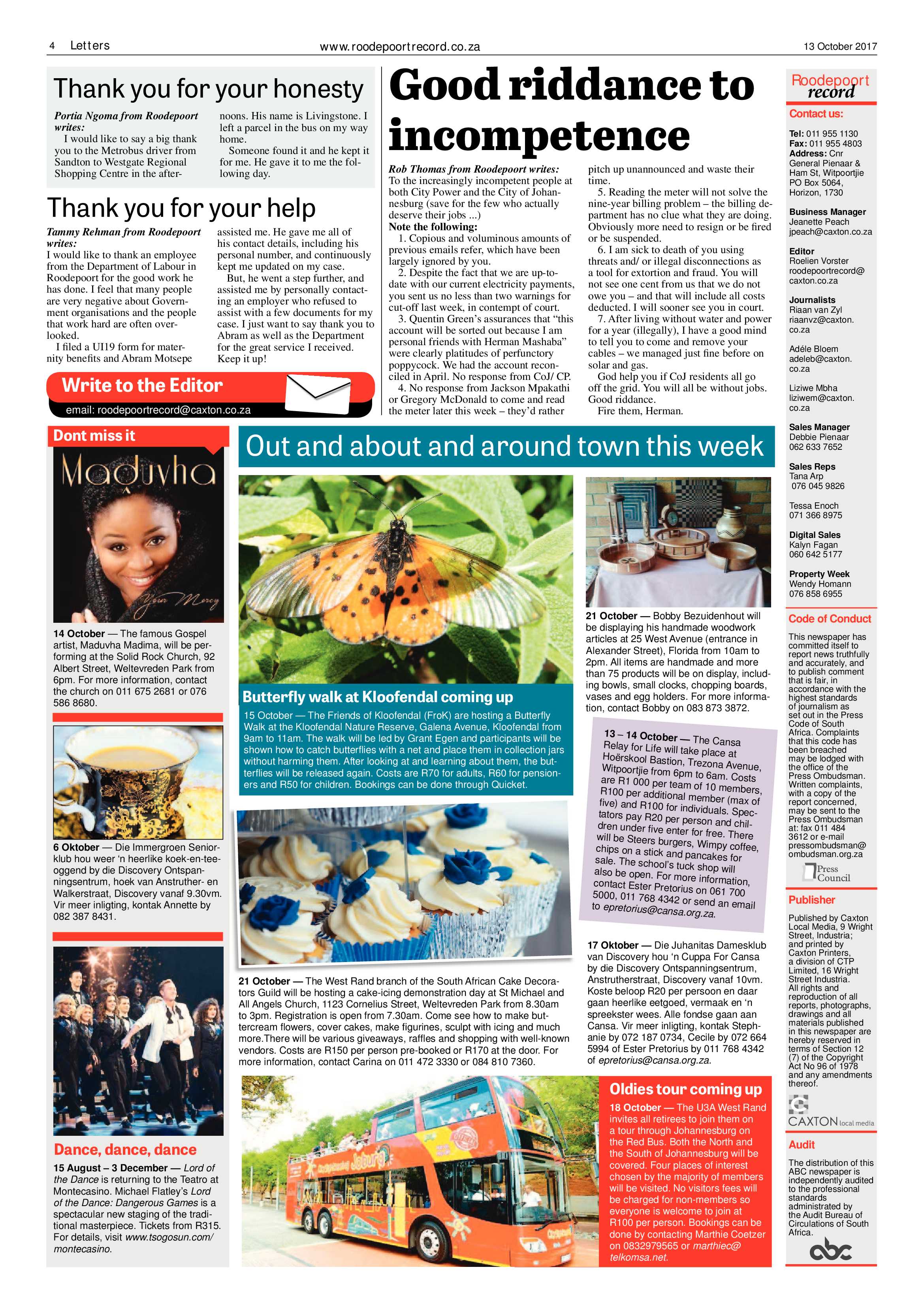 Roodepoort Record 13 October 2017 page 4