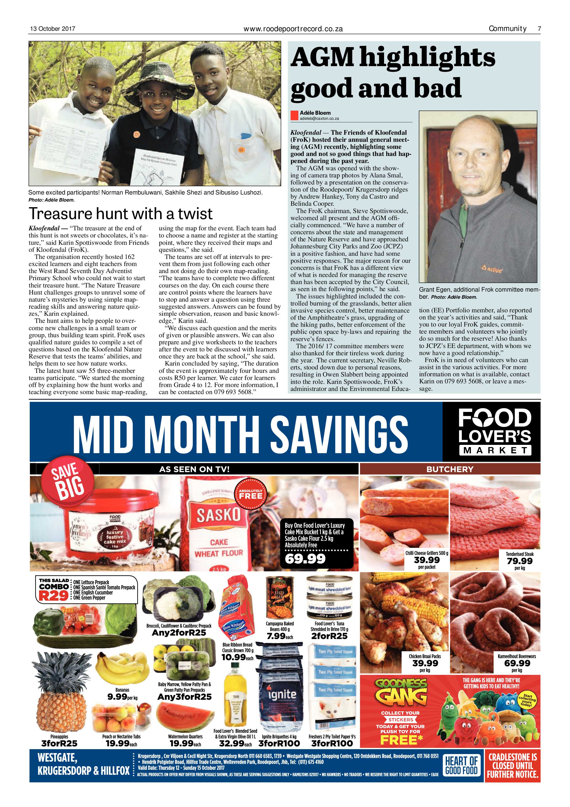 Roodepoort Record 13 October 2017 page 7