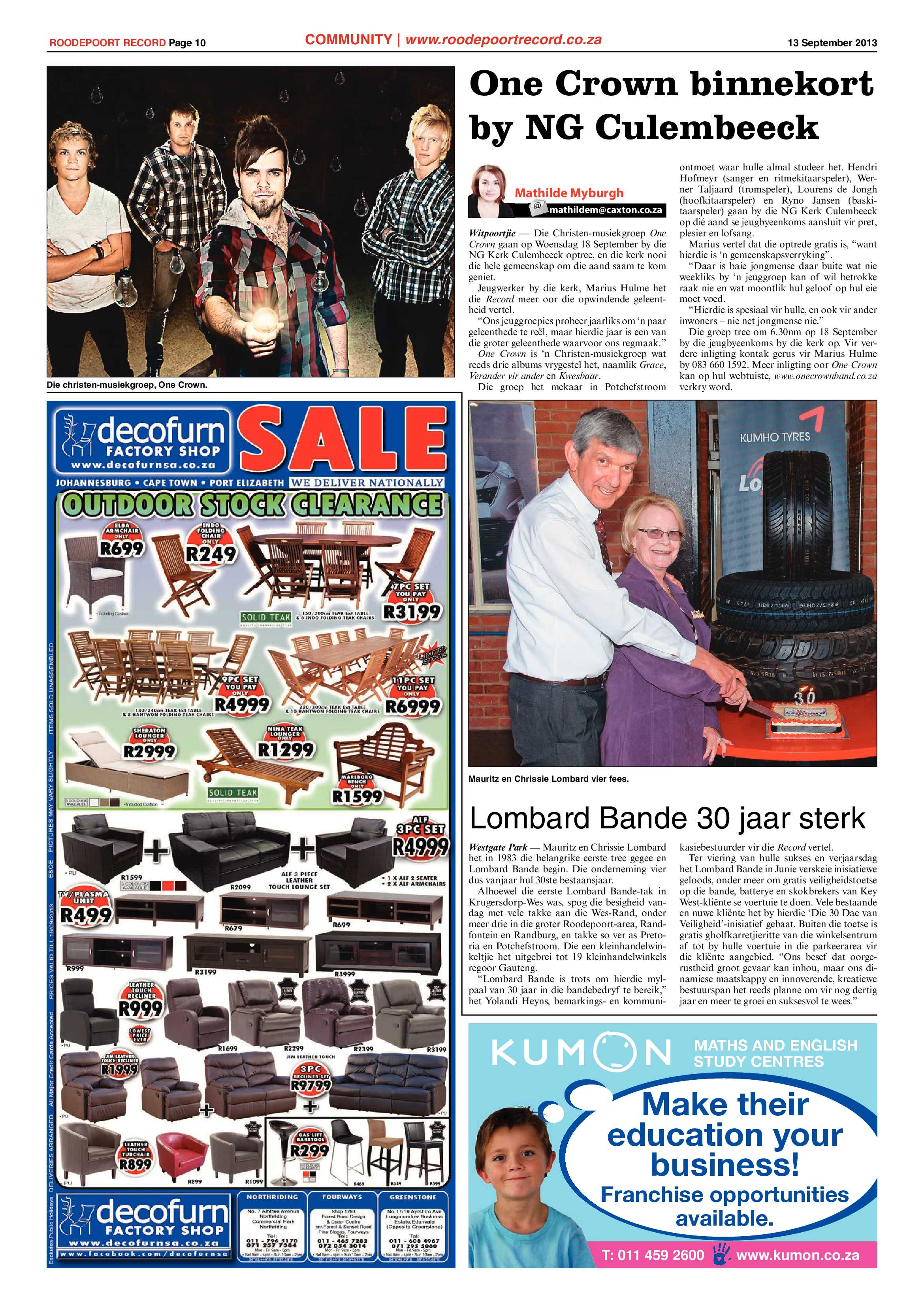 Roodepoort Record 13 September 2013 page 10