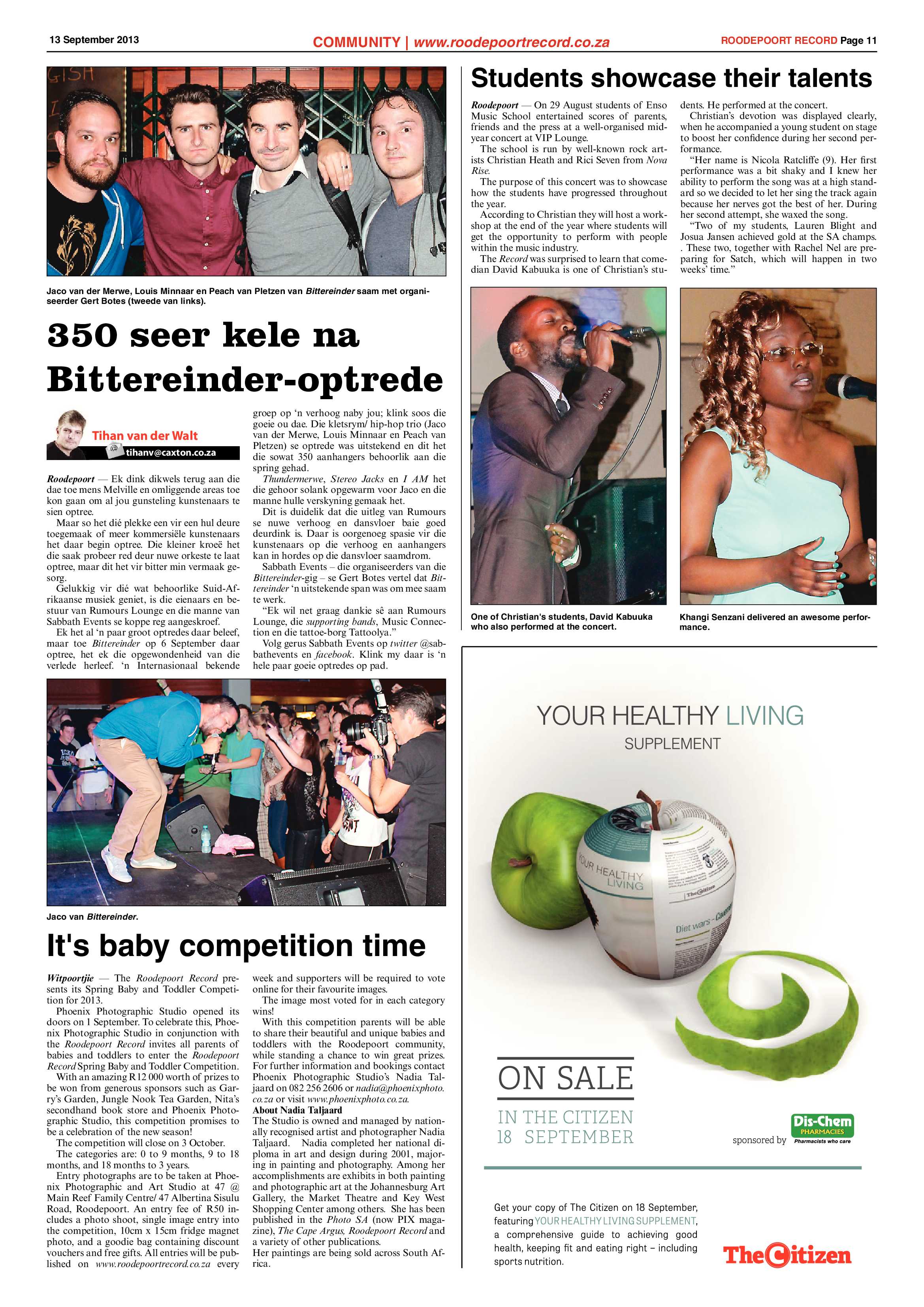 Roodepoort Record 13 September 2013 page 11
