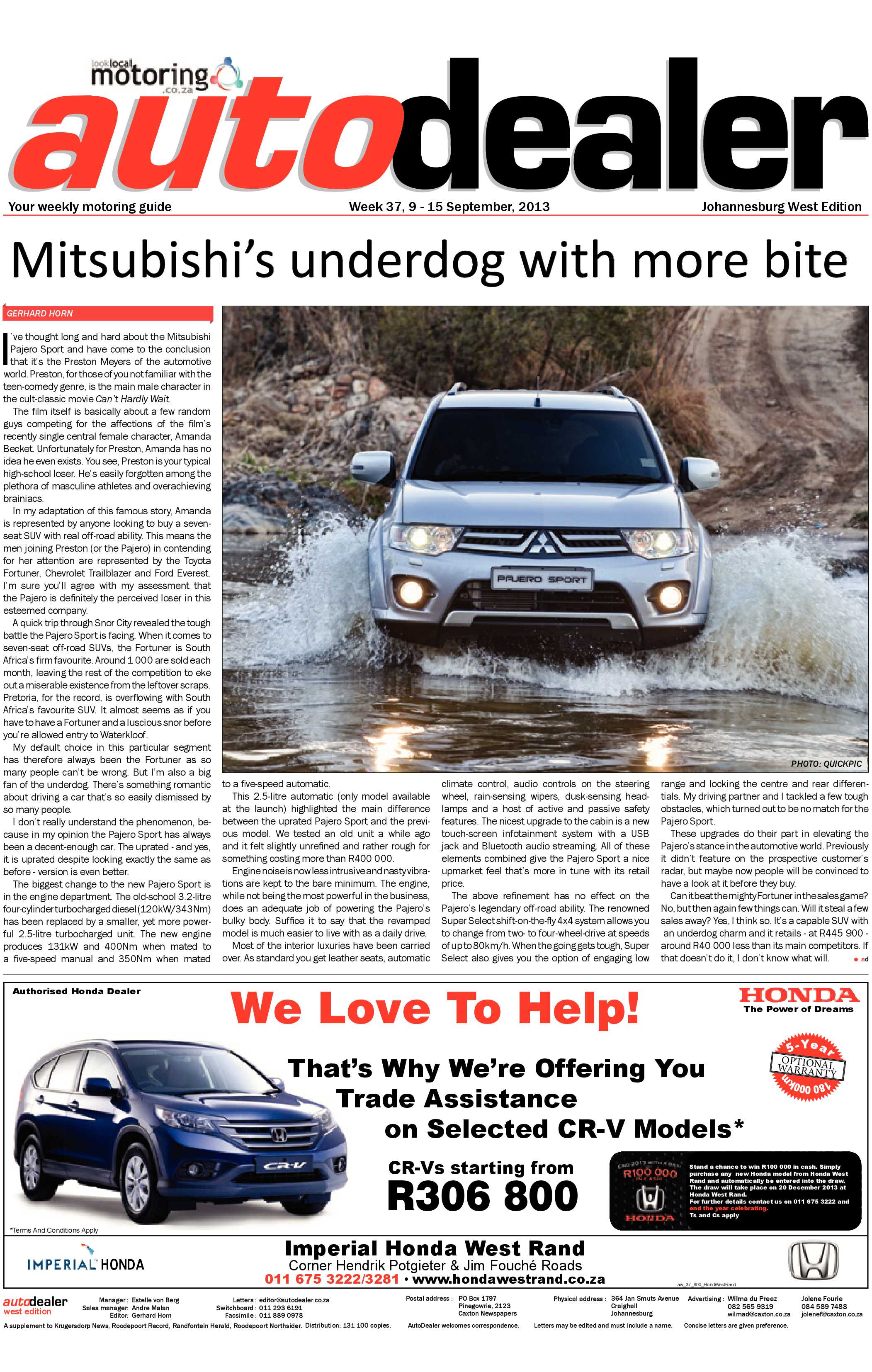 Roodepoort Record 13 September 2013 page 29