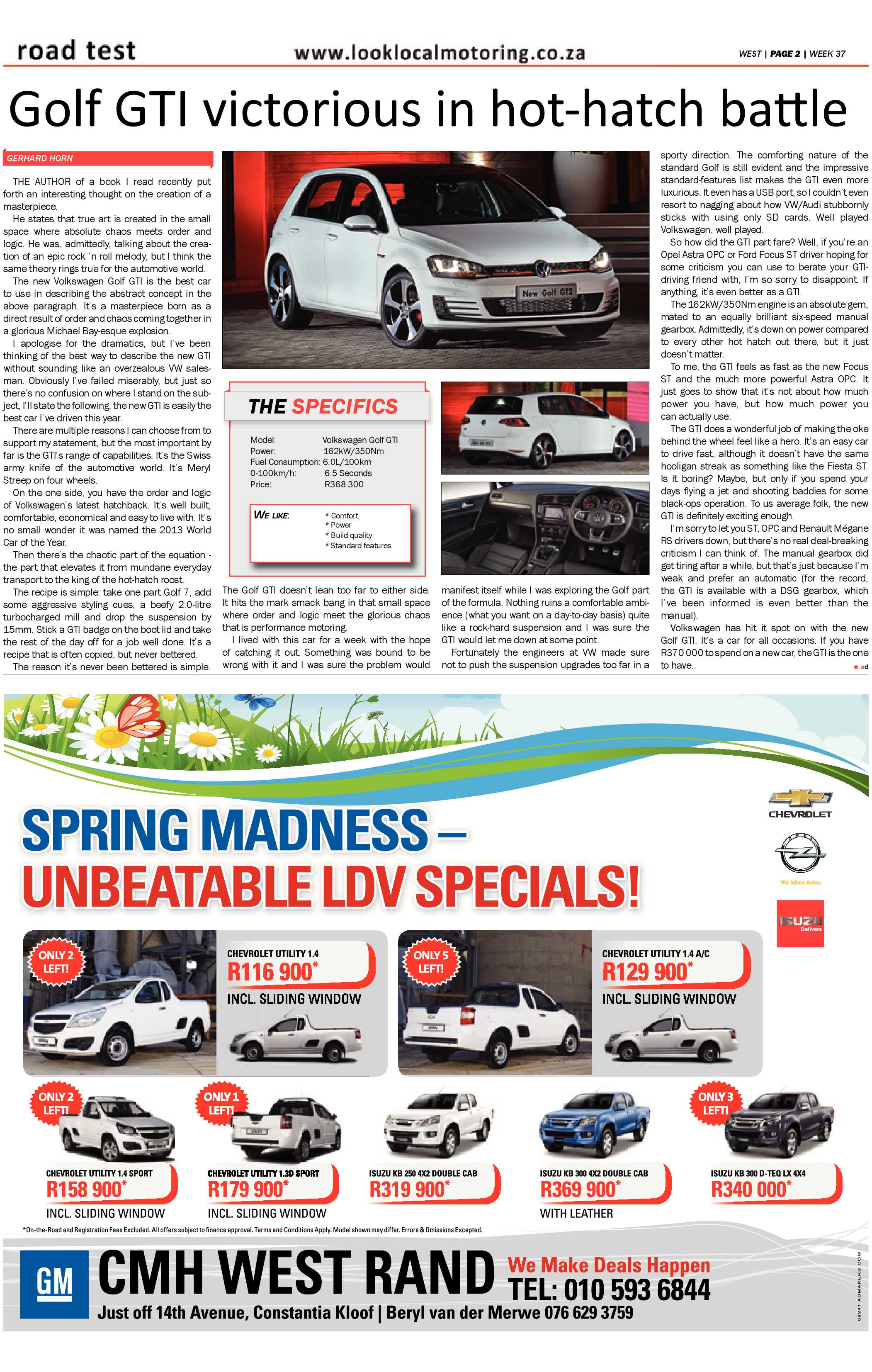 Roodepoort Record 13 September 2013 page 30