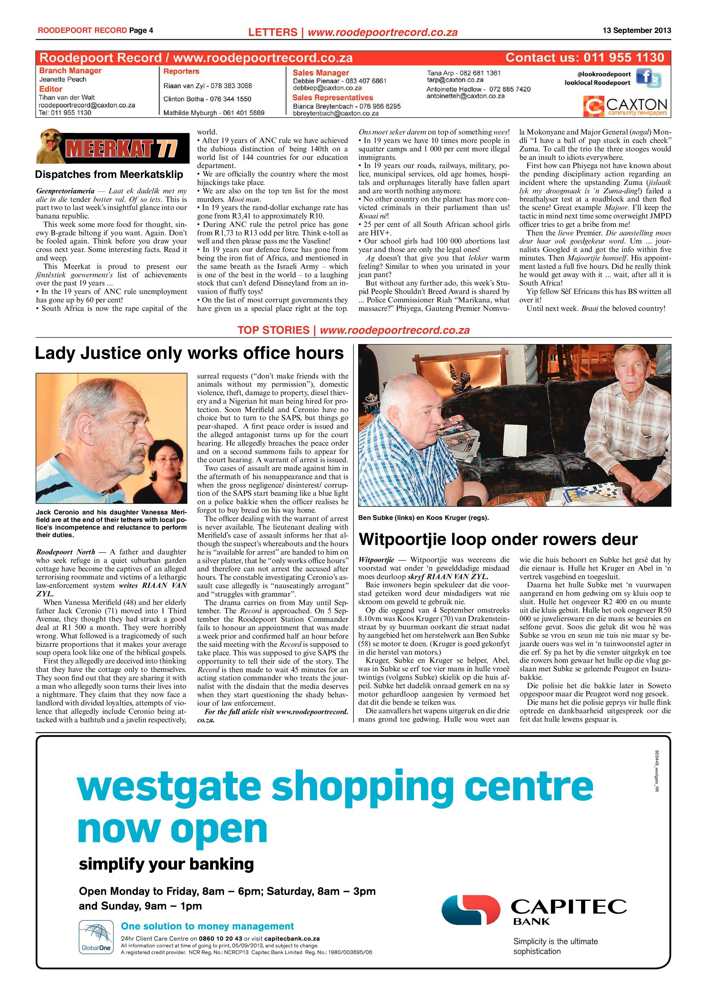 Roodepoort Record 13 September 2013 page 4