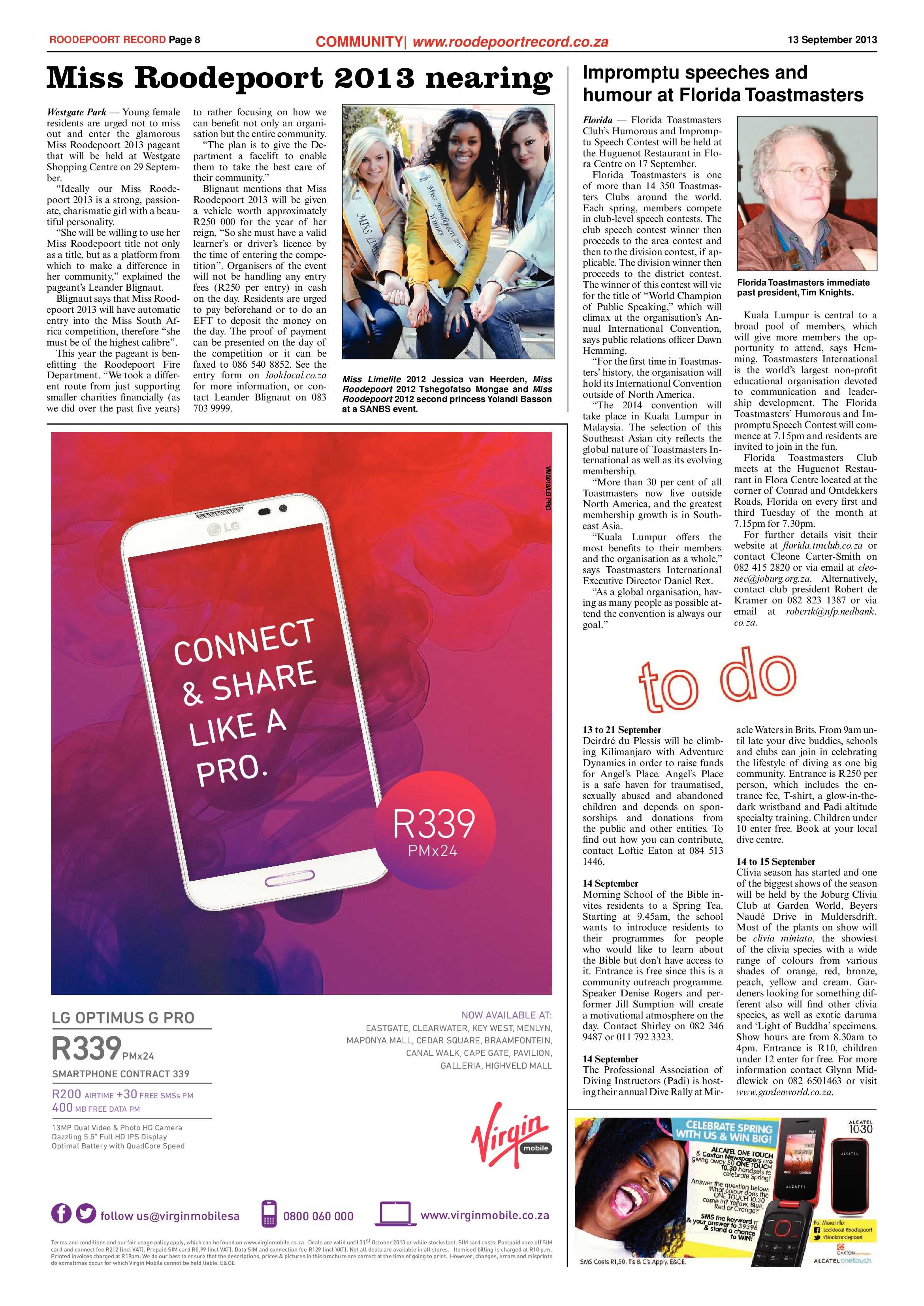 Roodepoort Record 13 September 2013 page 8