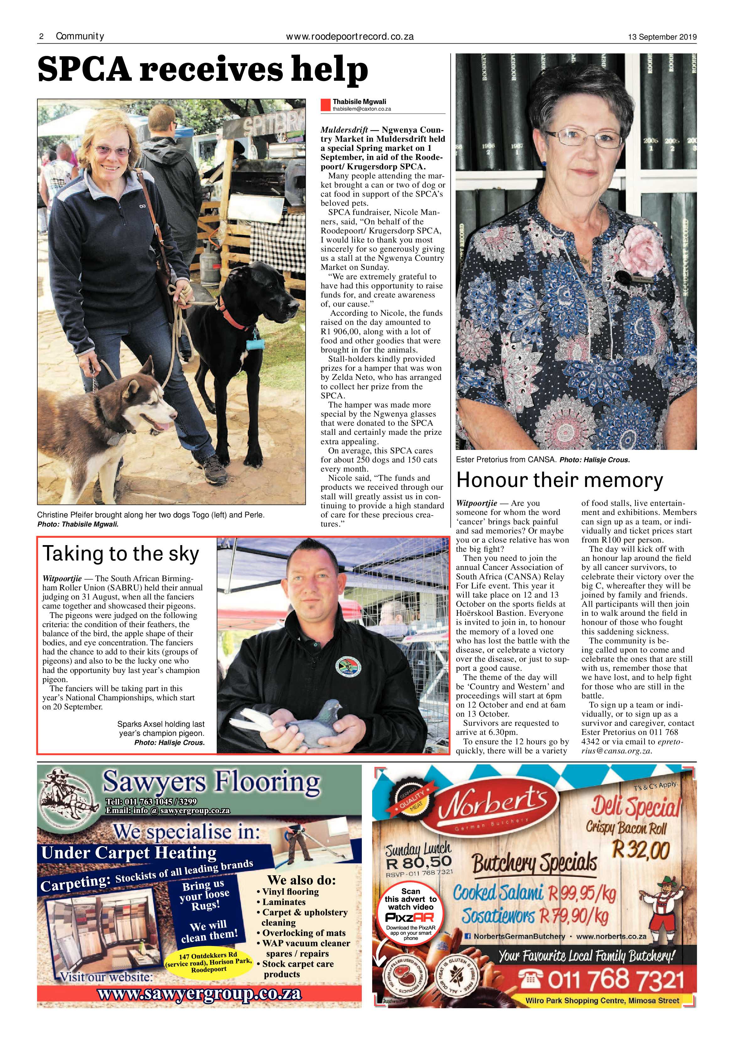 Roodepoort Record 13 September 2019 page 2