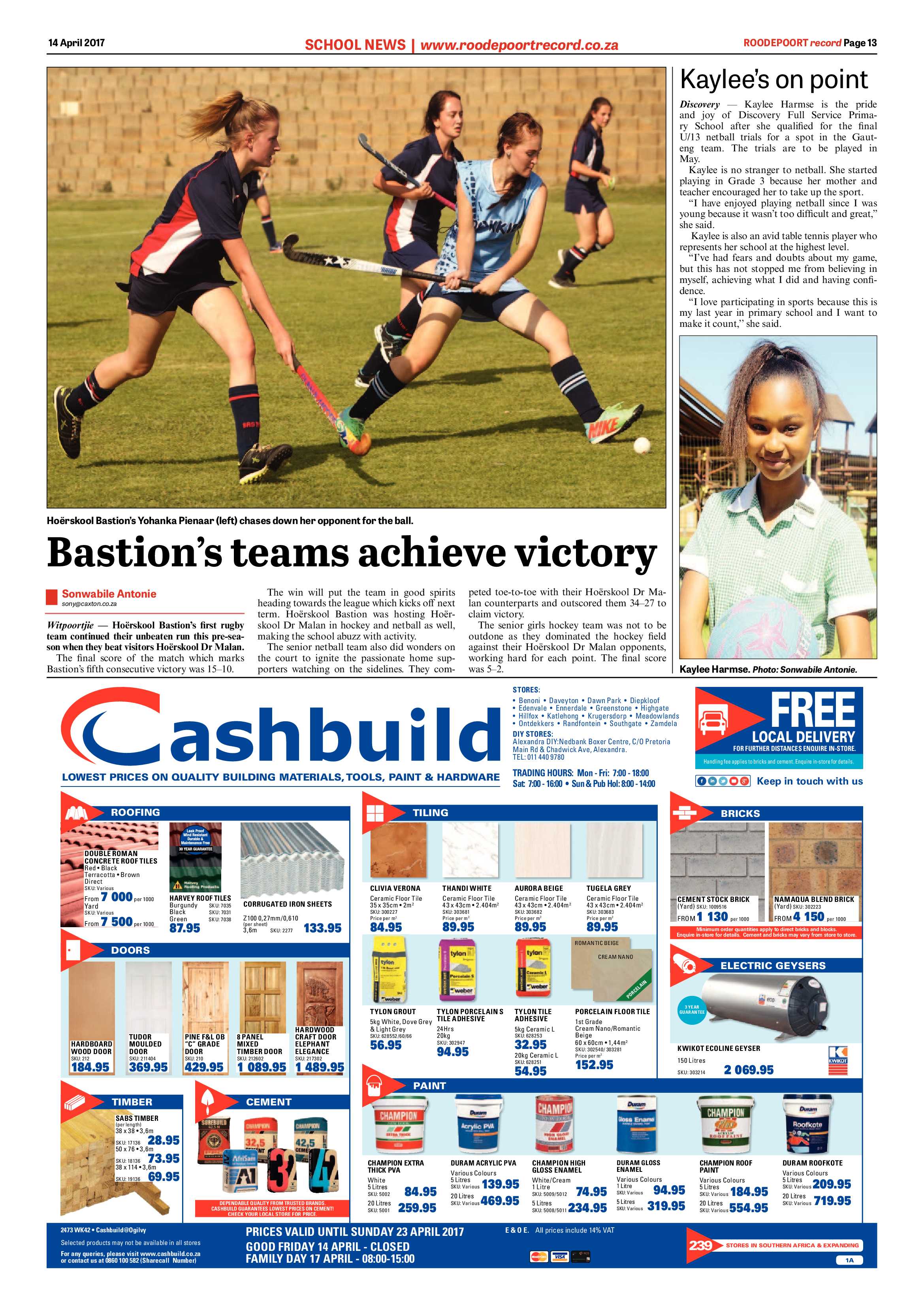 Roodepoort Record 14 April 2017 page 13