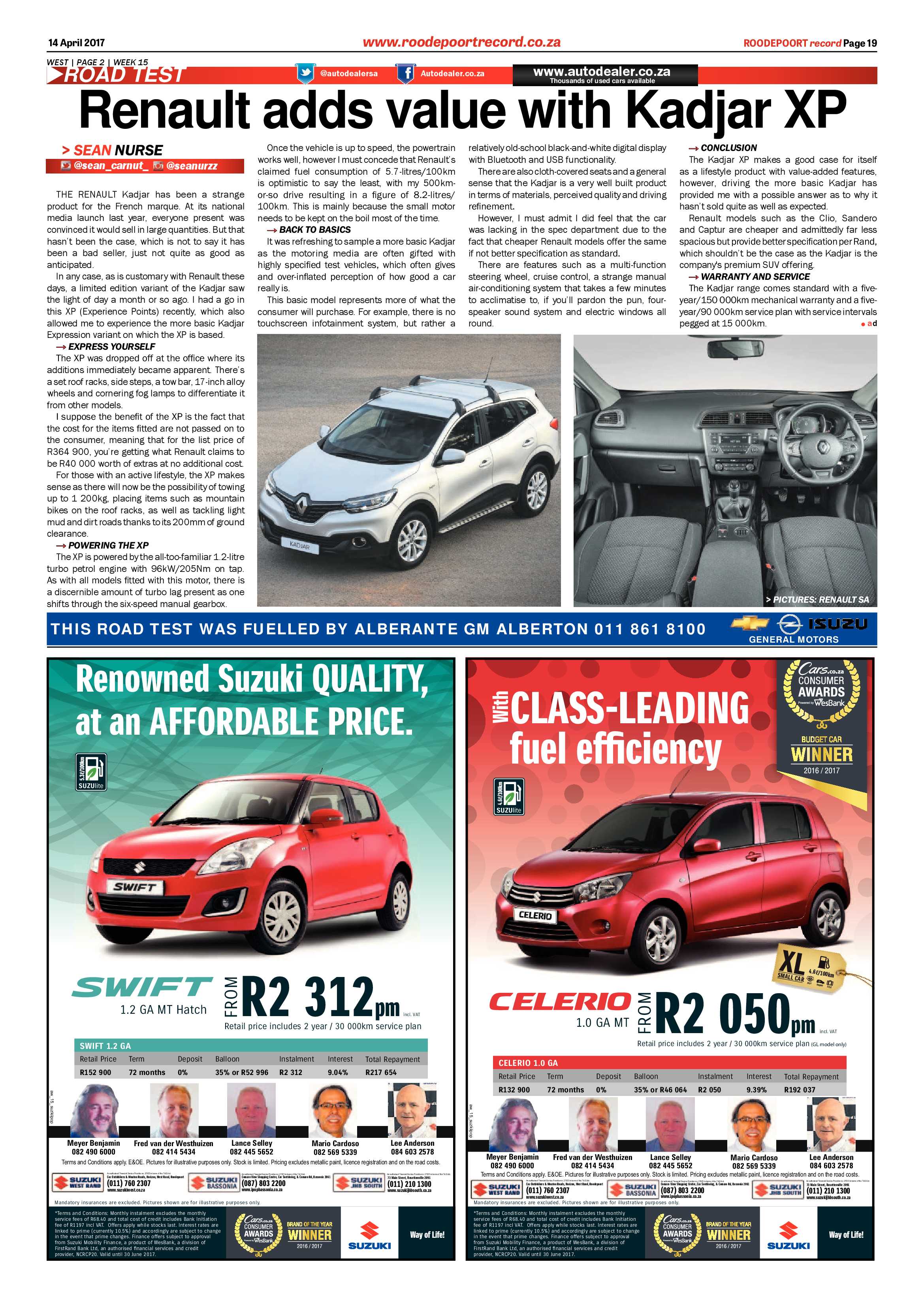 Roodepoort Record 14 April 2017 page 19