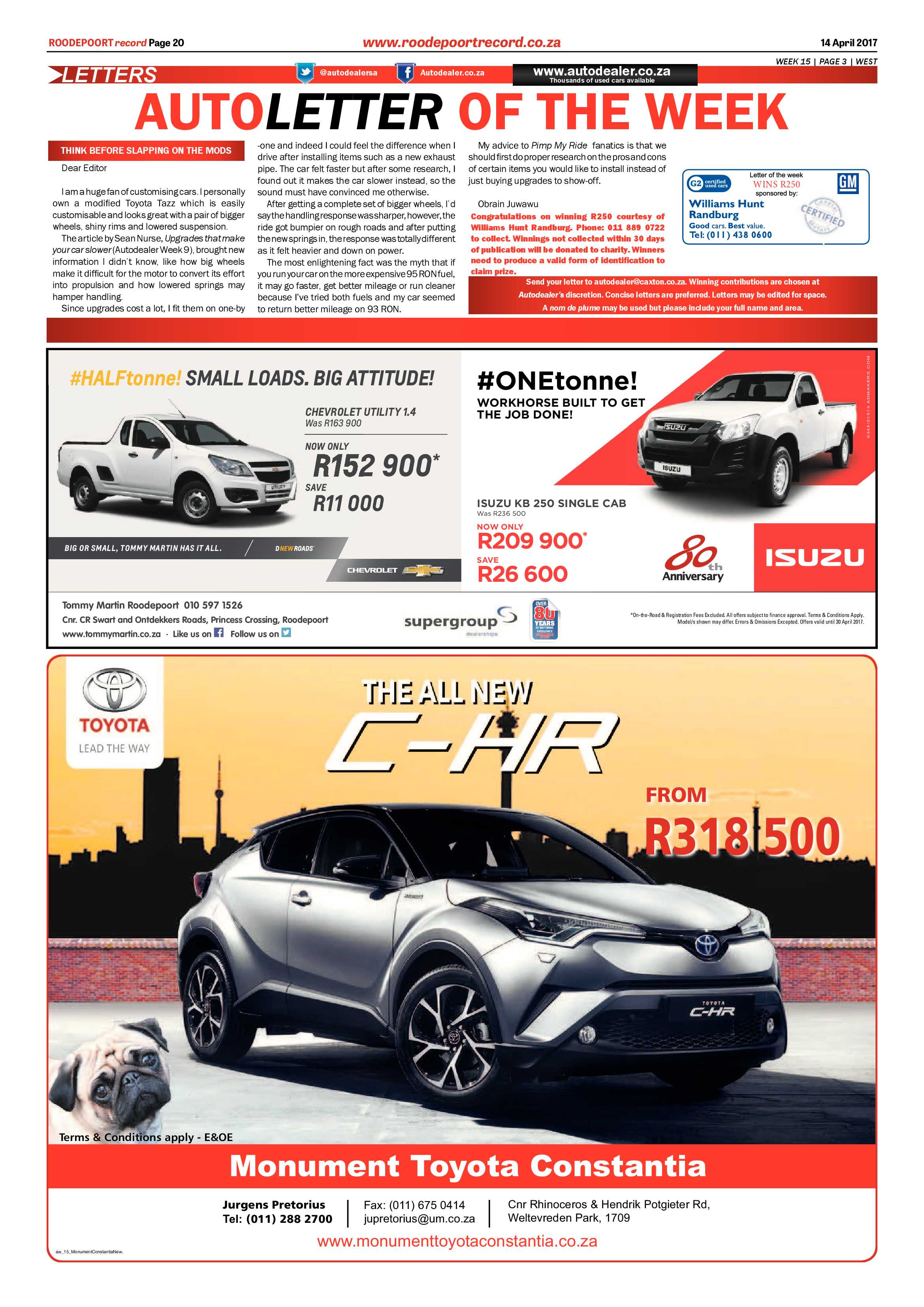 Roodepoort Record 14 April 2017 page 20