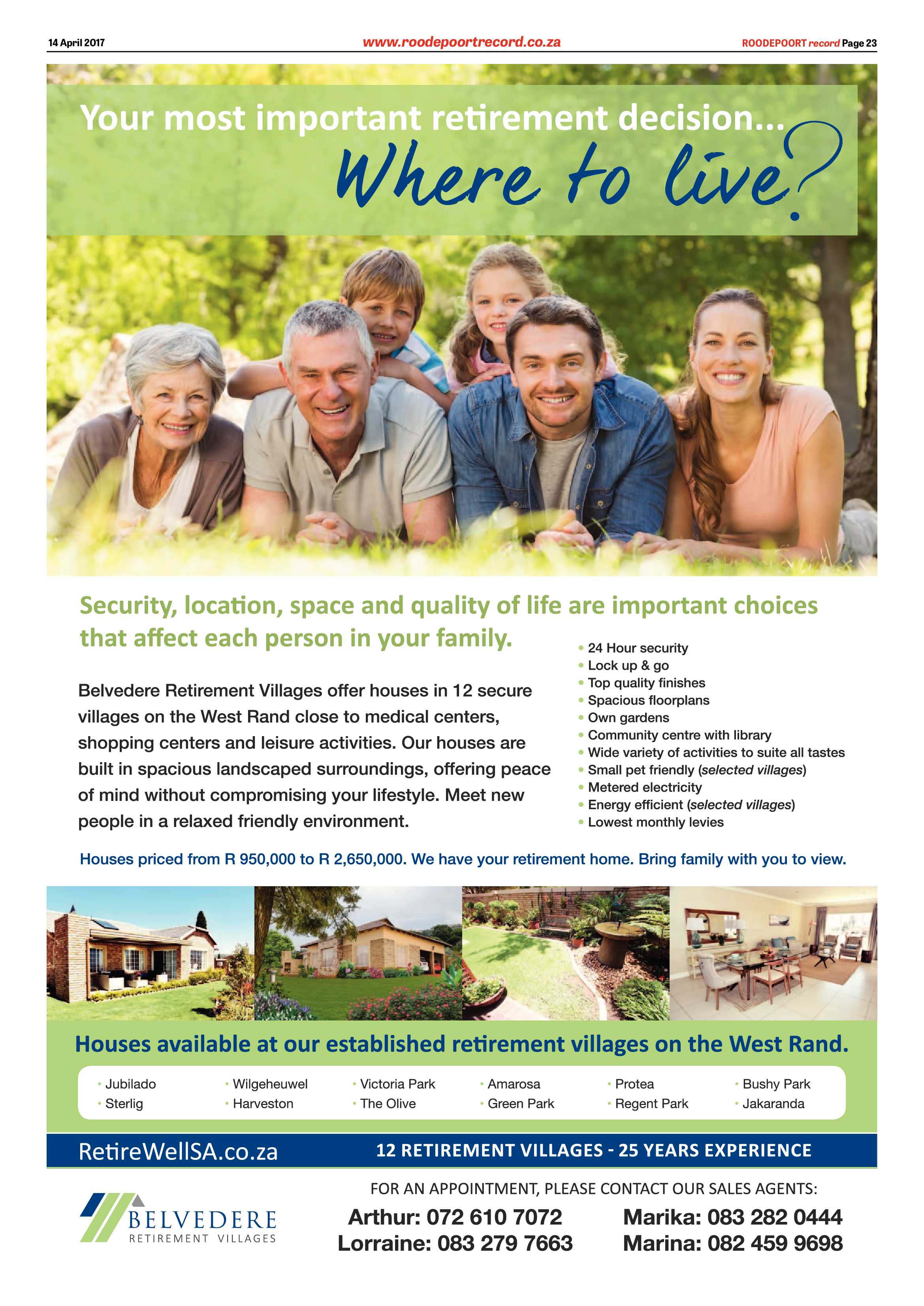Roodepoort Record 14 April 2017 page 23