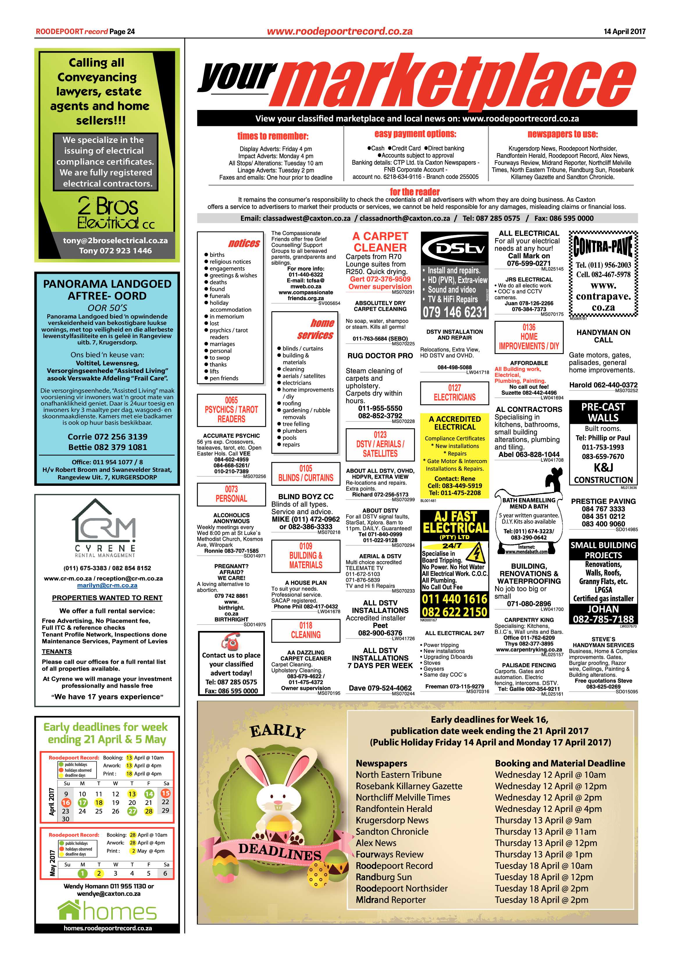Roodepoort Record 14 April 2017 page 24