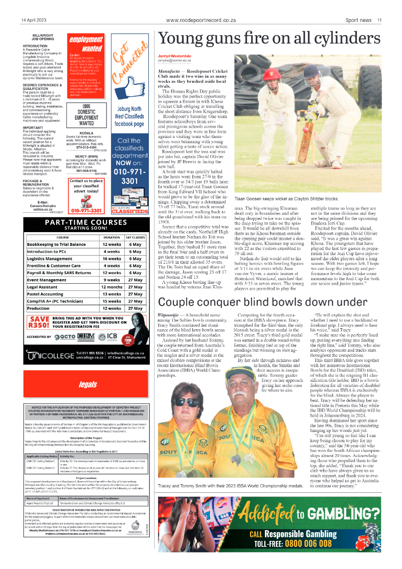Roodepoort Record 14 April 2023 page 11
