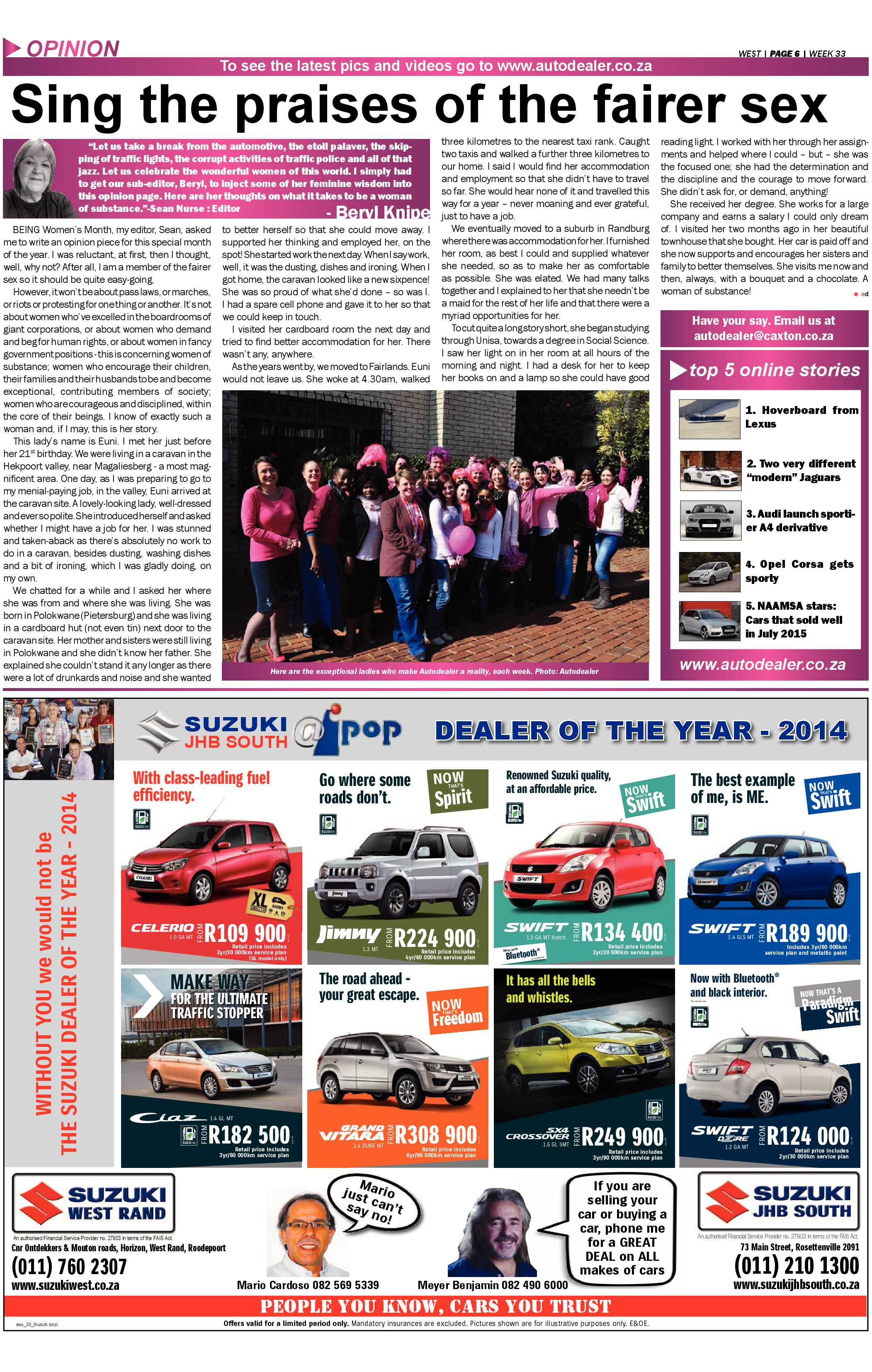 Roodepoort Record 14 August 2015 page 17