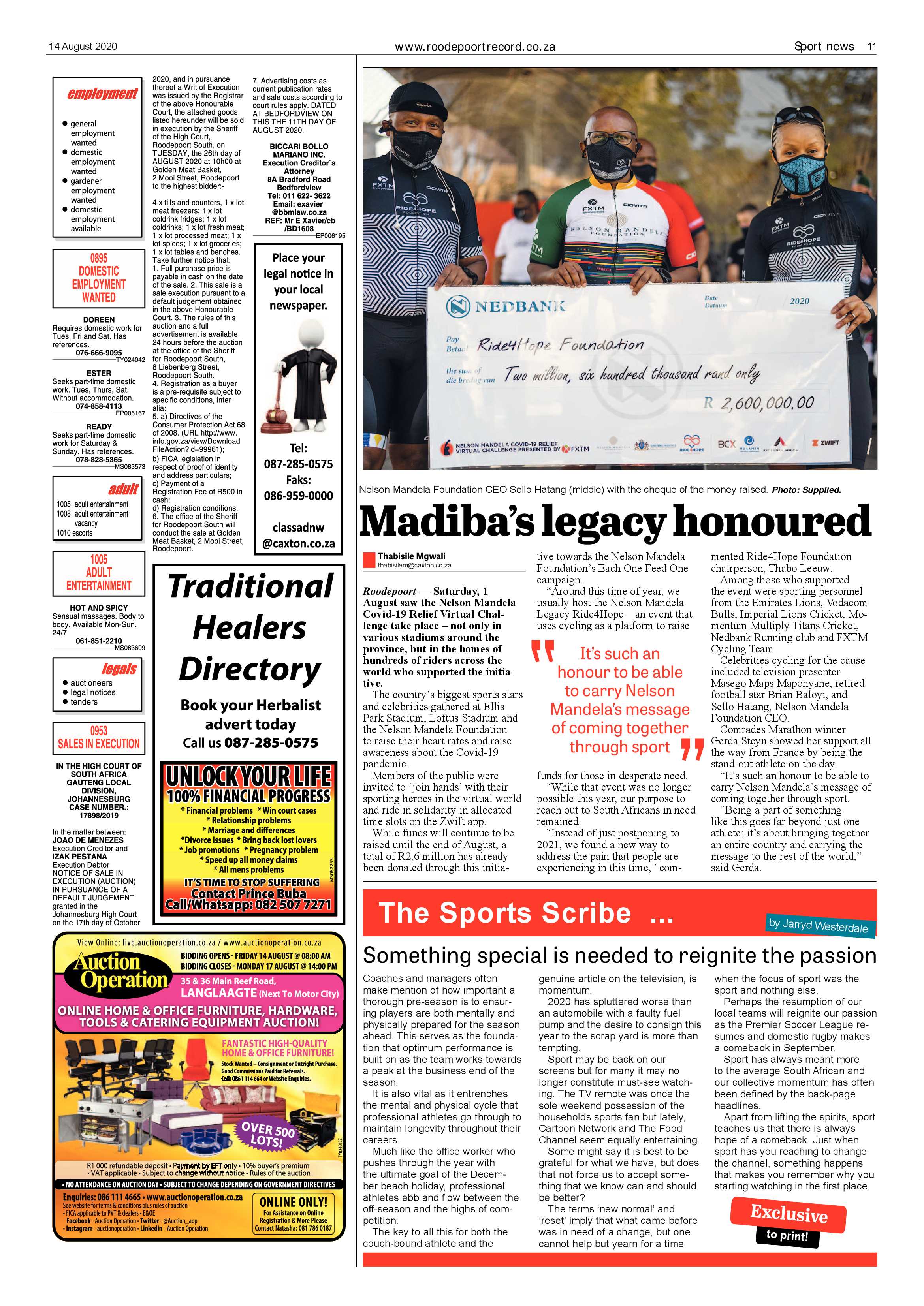 Roodepoort Record 14 August 2020 page 11