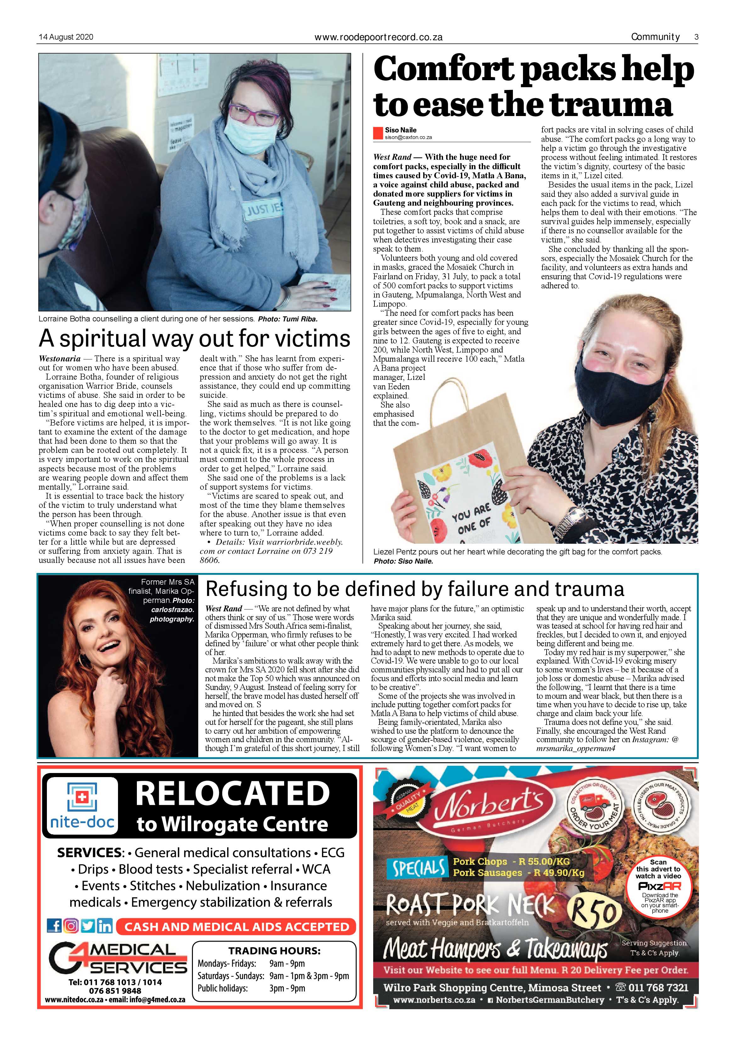 Roodepoort Record 14 August 2020 page 3