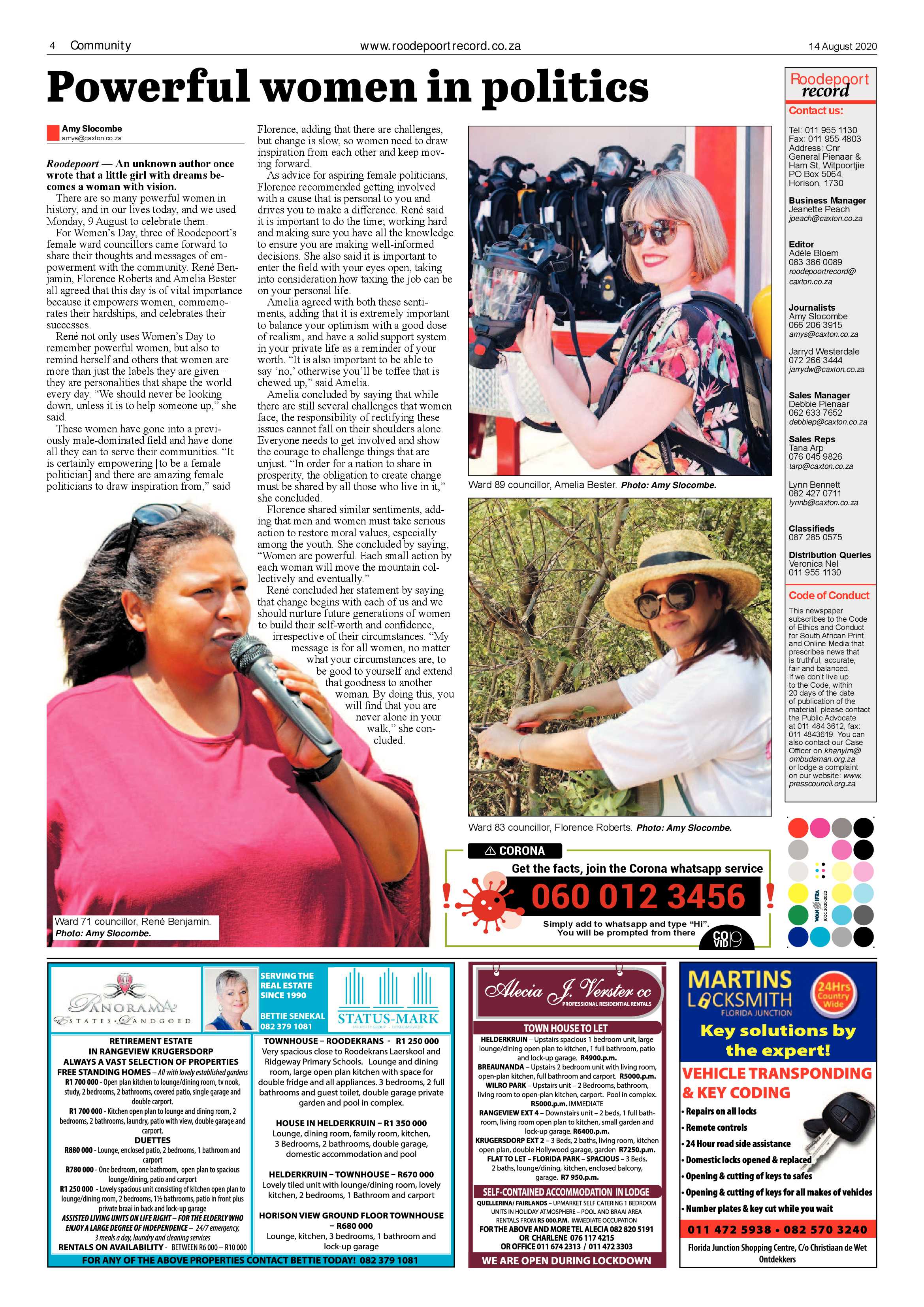 Roodepoort Record 14 August 2020 page 4