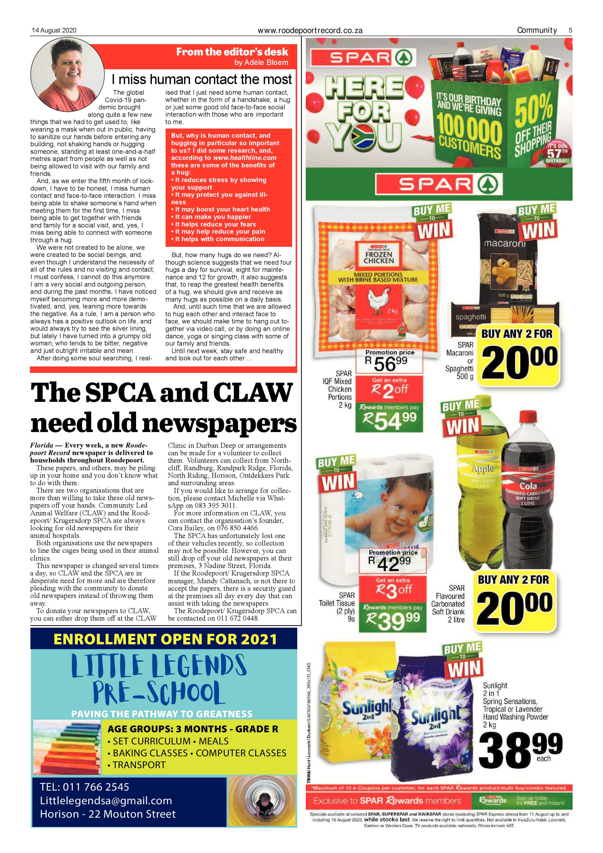 Roodepoort Record 14 August 2020 page 5
