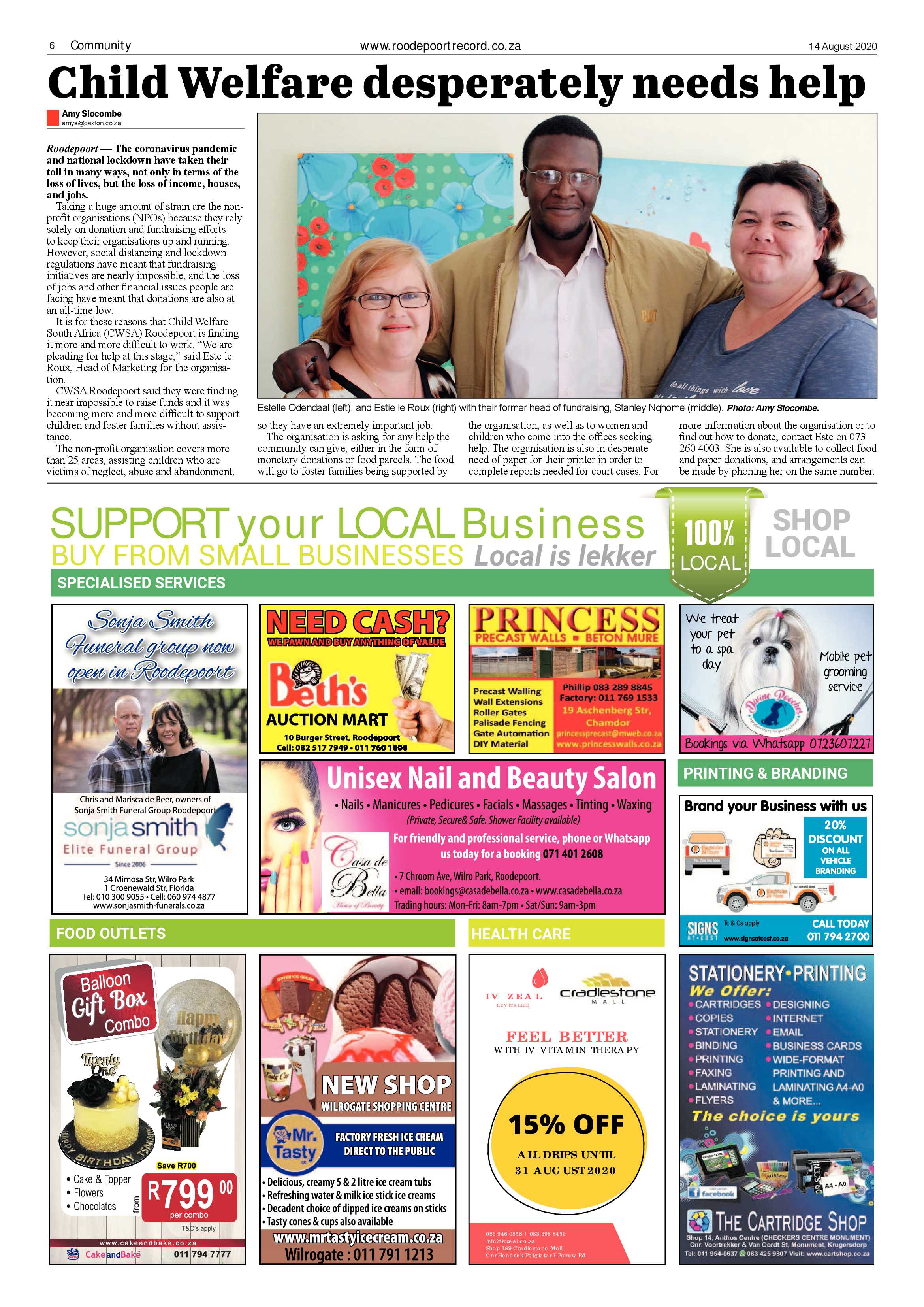 Roodepoort Record 14 August 2020 page 6