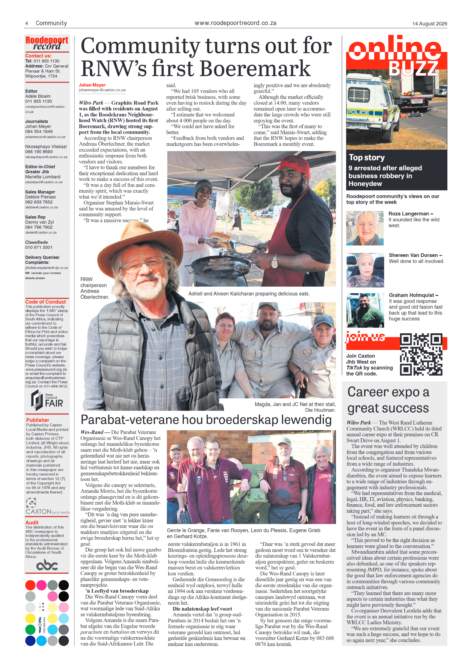 Roodepoort Record 14 August 2026 page 4