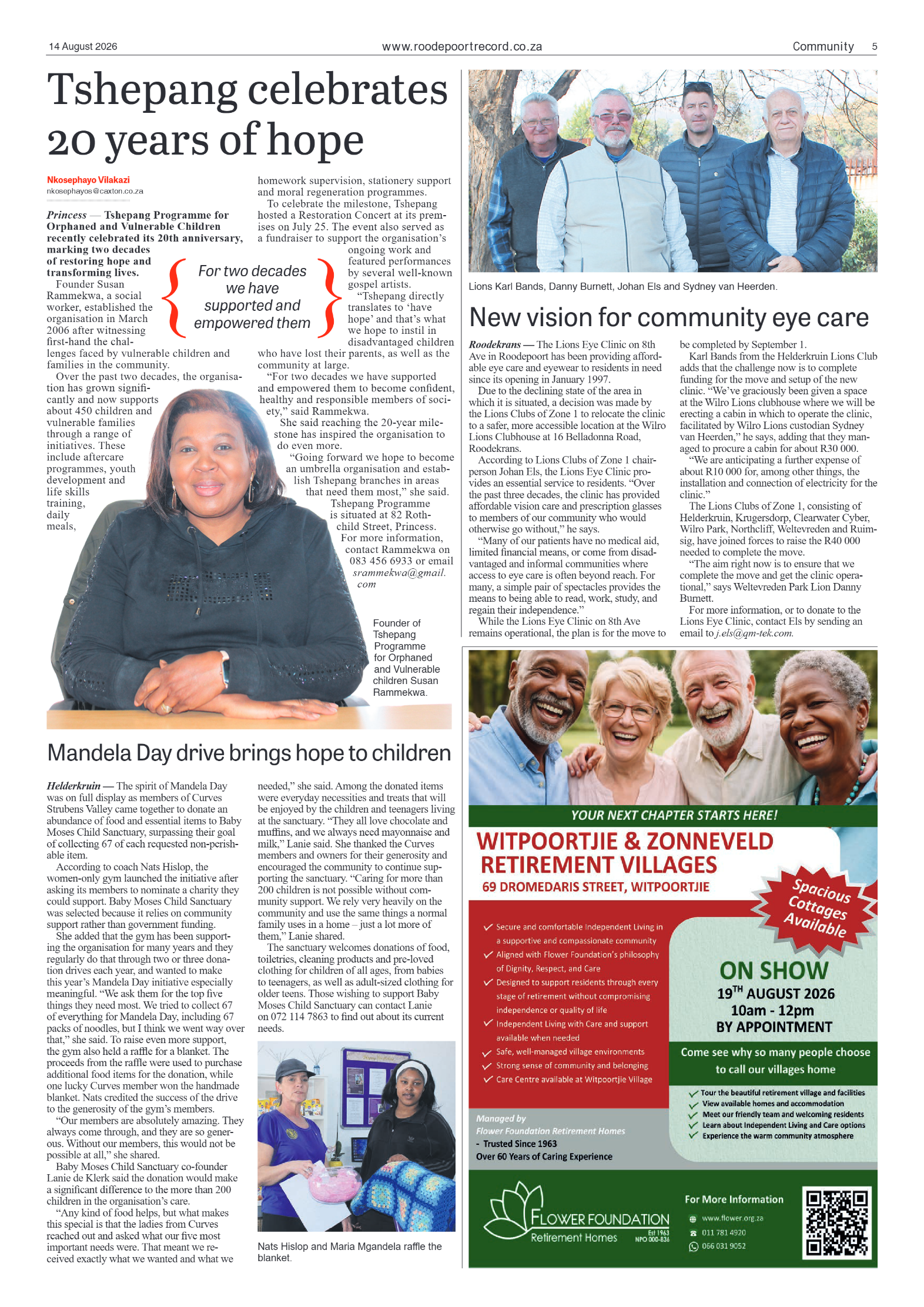 Roodepoort Record 14 August 2026 page 5