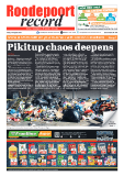 Roodepoort Record 14 August 2026