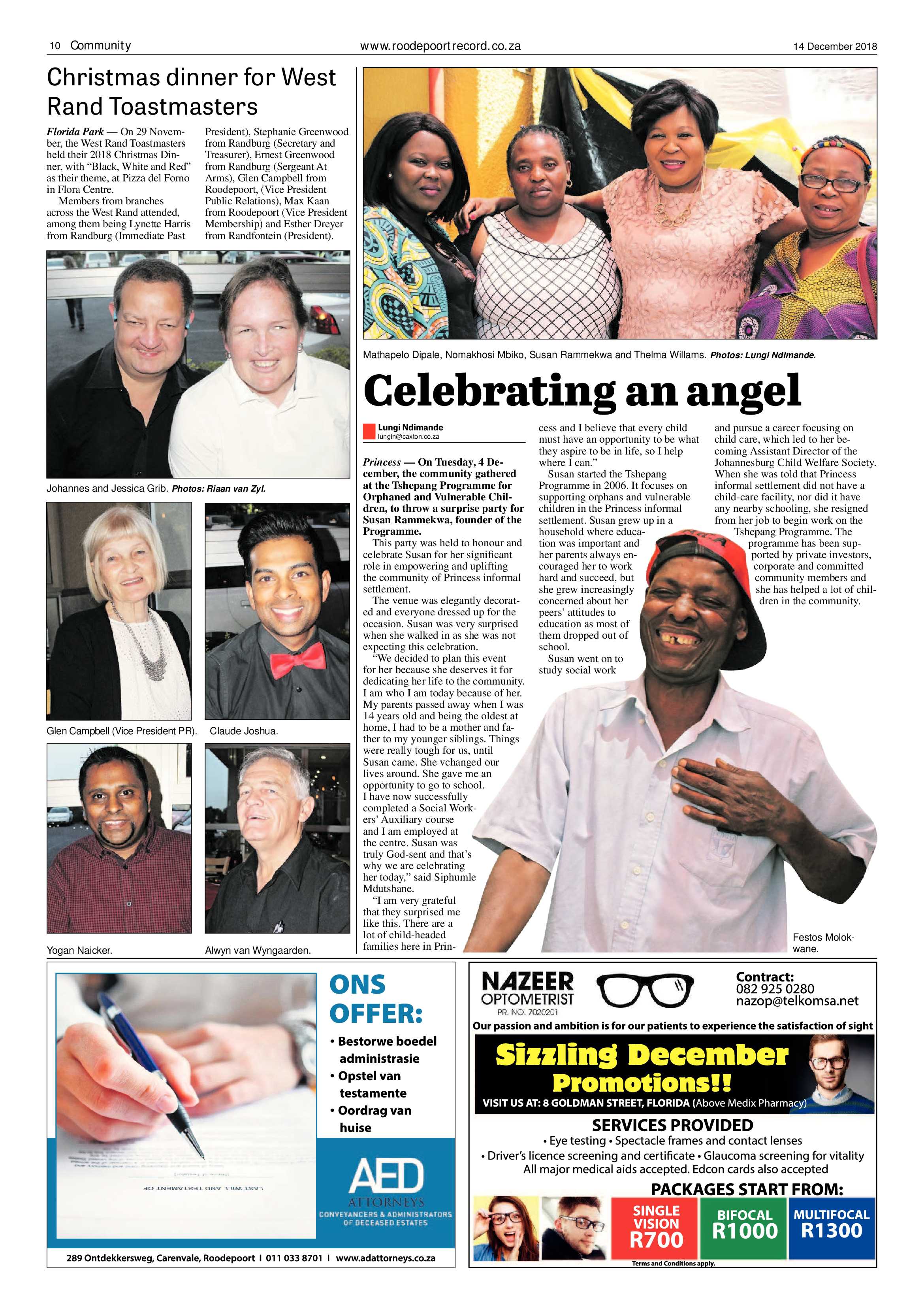 Roodepoort Record 14 December 2018 page 10