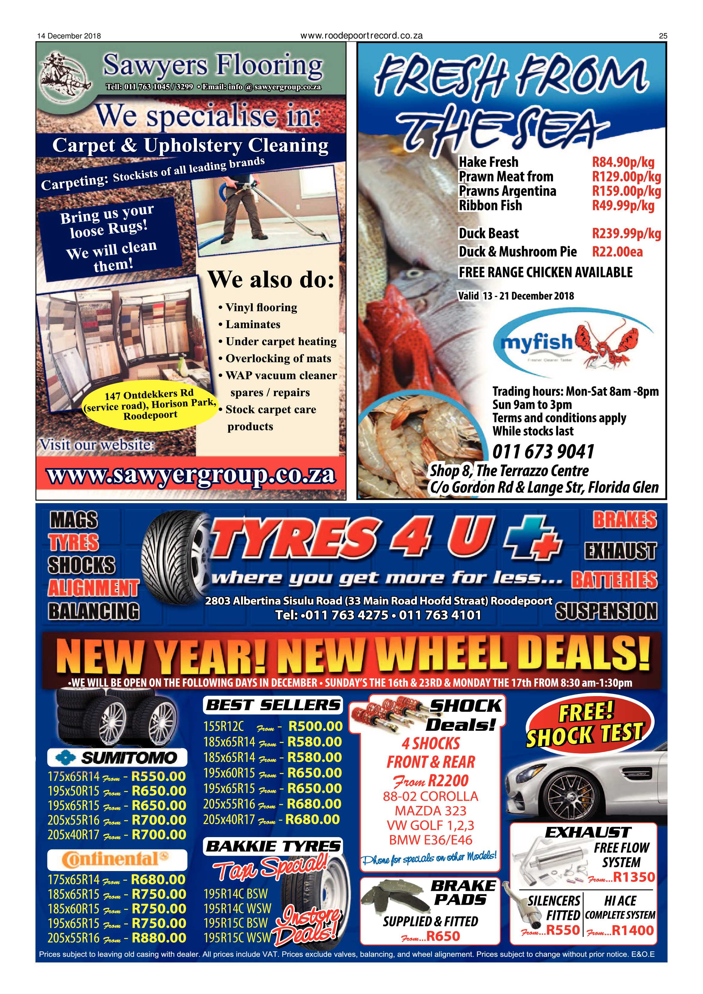 Roodepoort Record 14 December 2018 page 25