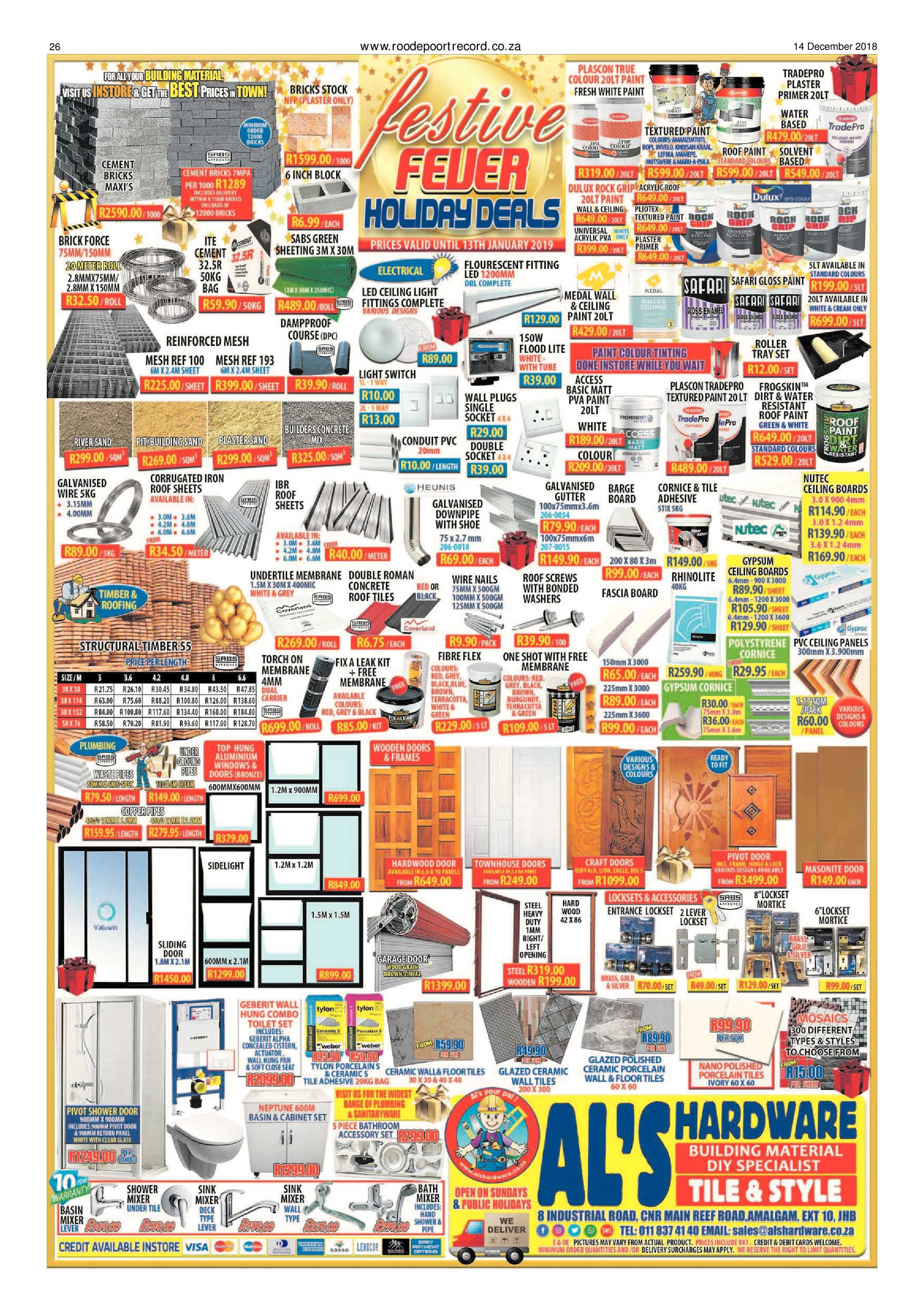 Roodepoort Record 14 December 2018 page 26