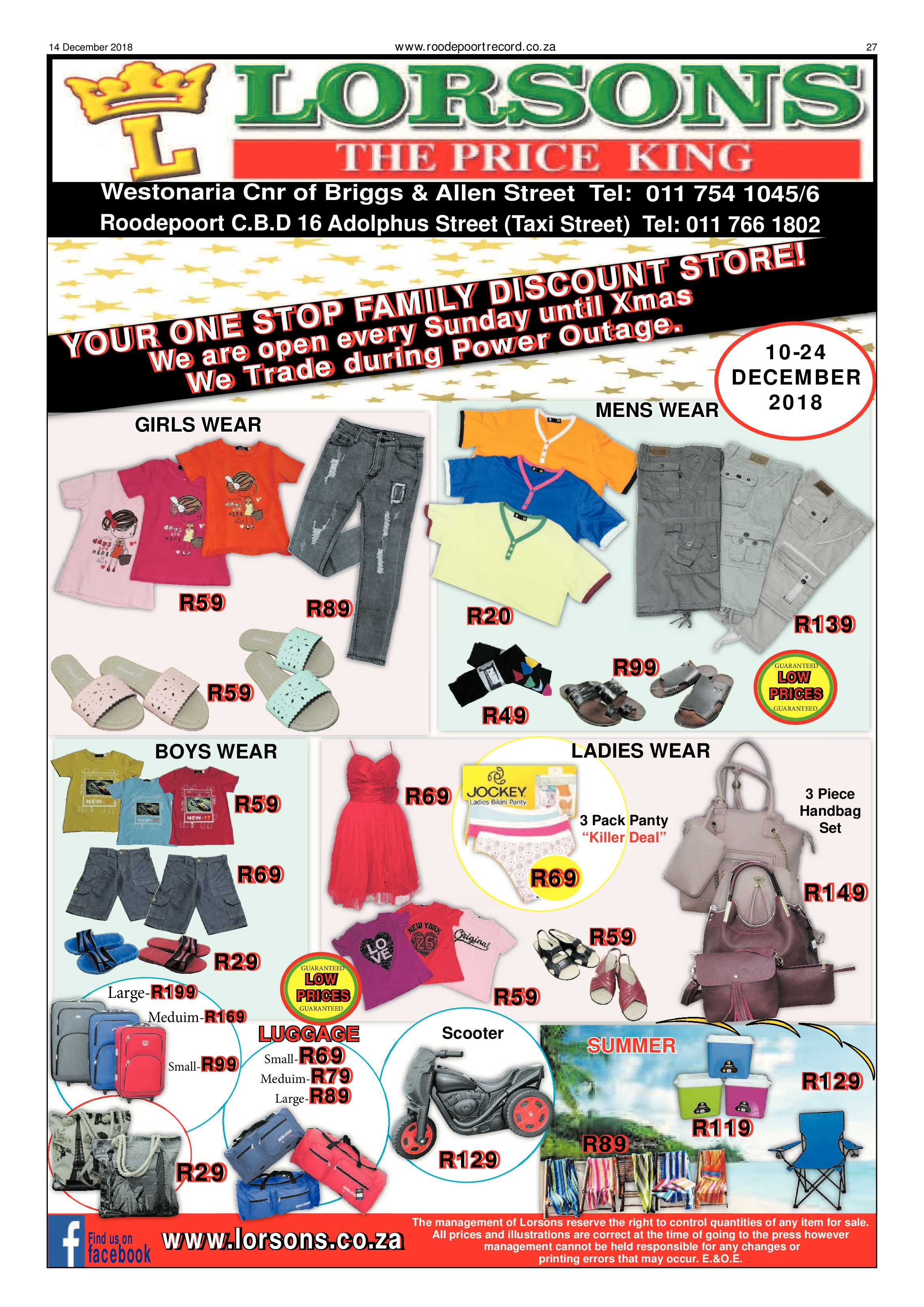 Roodepoort Record 14 December 2018 page 27